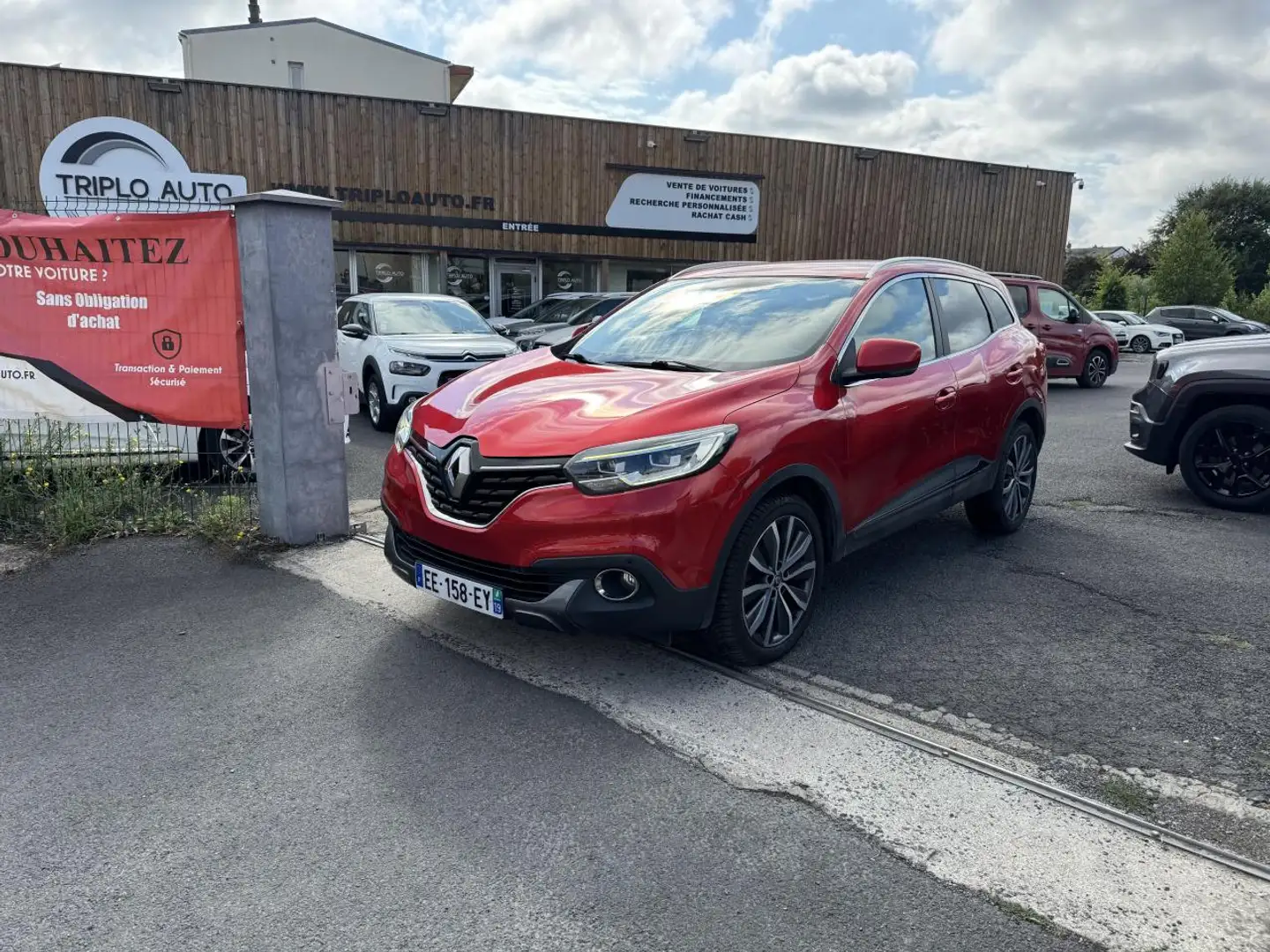 Renault Kadjar 1.6 Energy dCi - 130 intens Gps + Camera AR + Clim Rouge - 1
