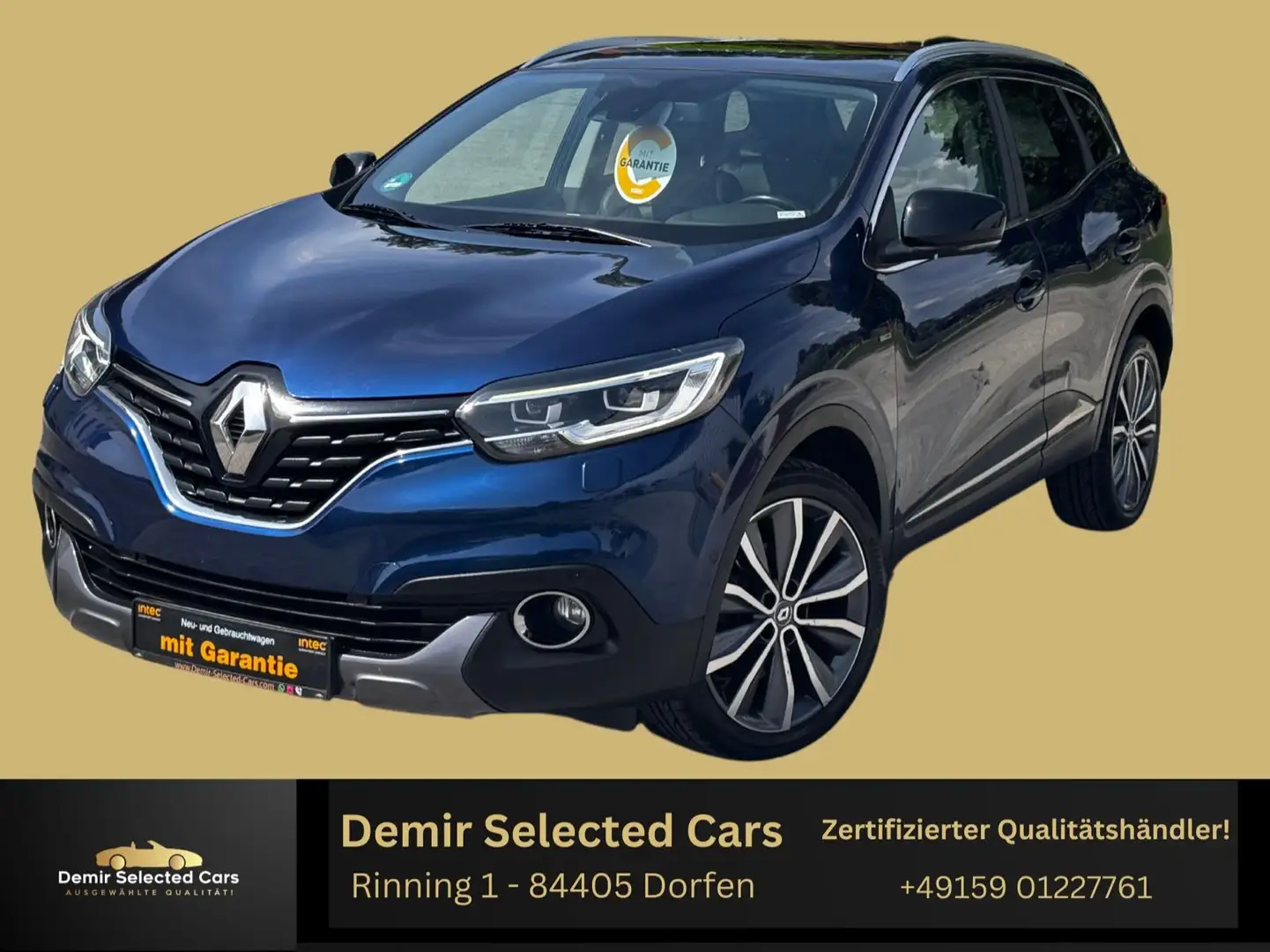 Renault Kadjar Bose Edition*TÜV NEU*12 MO.GARANTIE* Bleu - 2