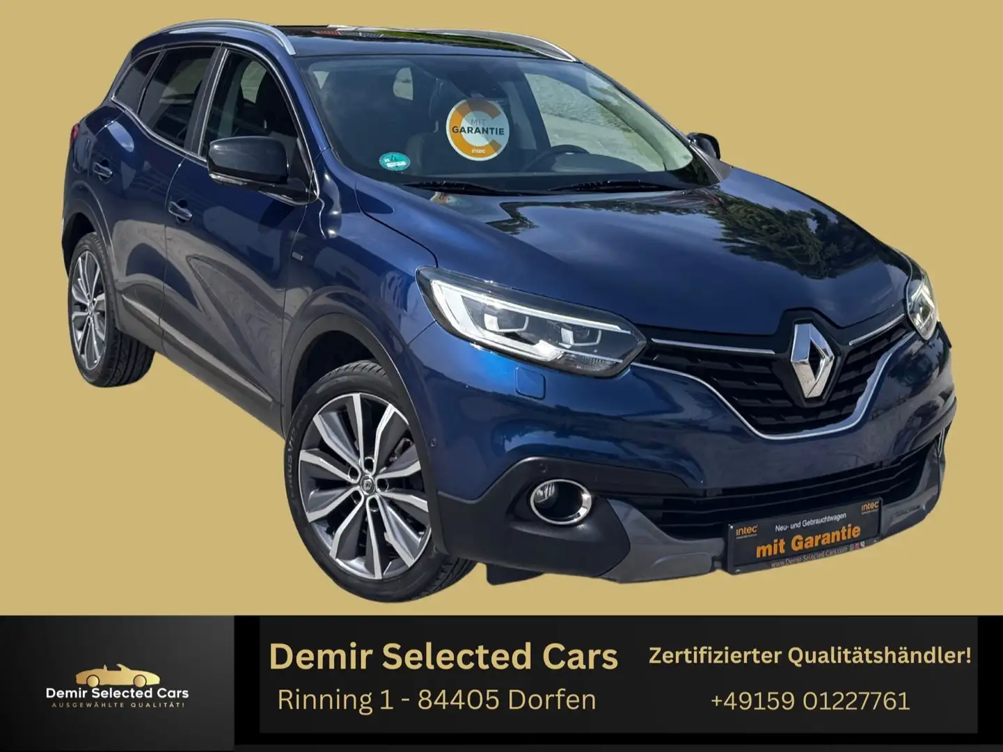 Renault Kadjar Bose Edition*TÜV NEU*12 MO.GARANTIE* Bleu - 1