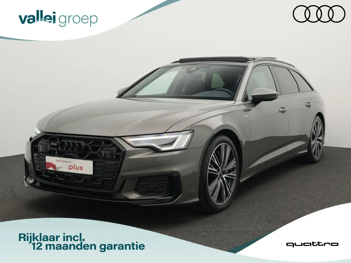Audi A6 Avant 50 TFSI e 299 pk S-tronic quattro S edition Grijs - 1