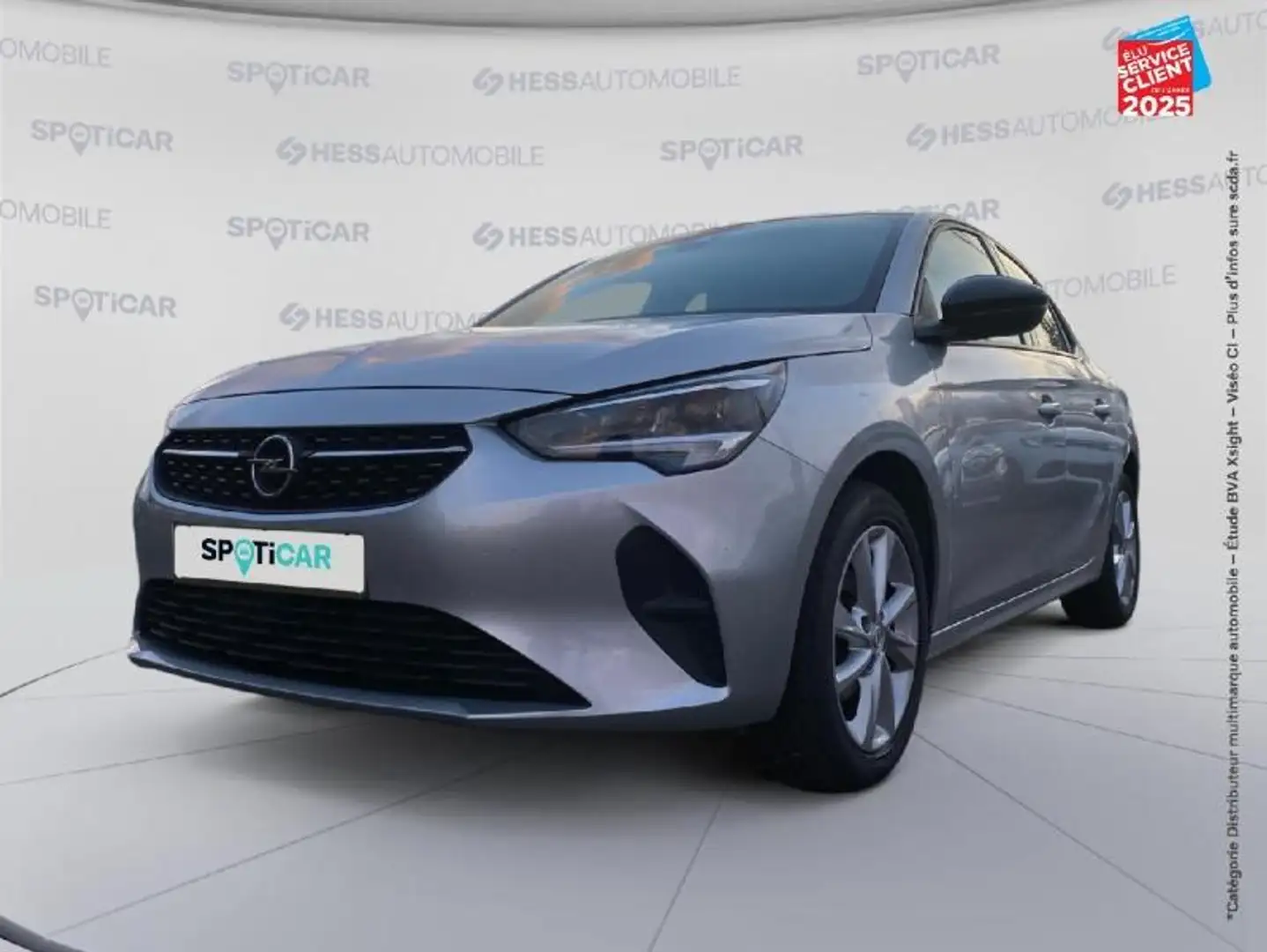 Opel Corsa-e 1.2 75ch Elegance Business GPS Gris - 1