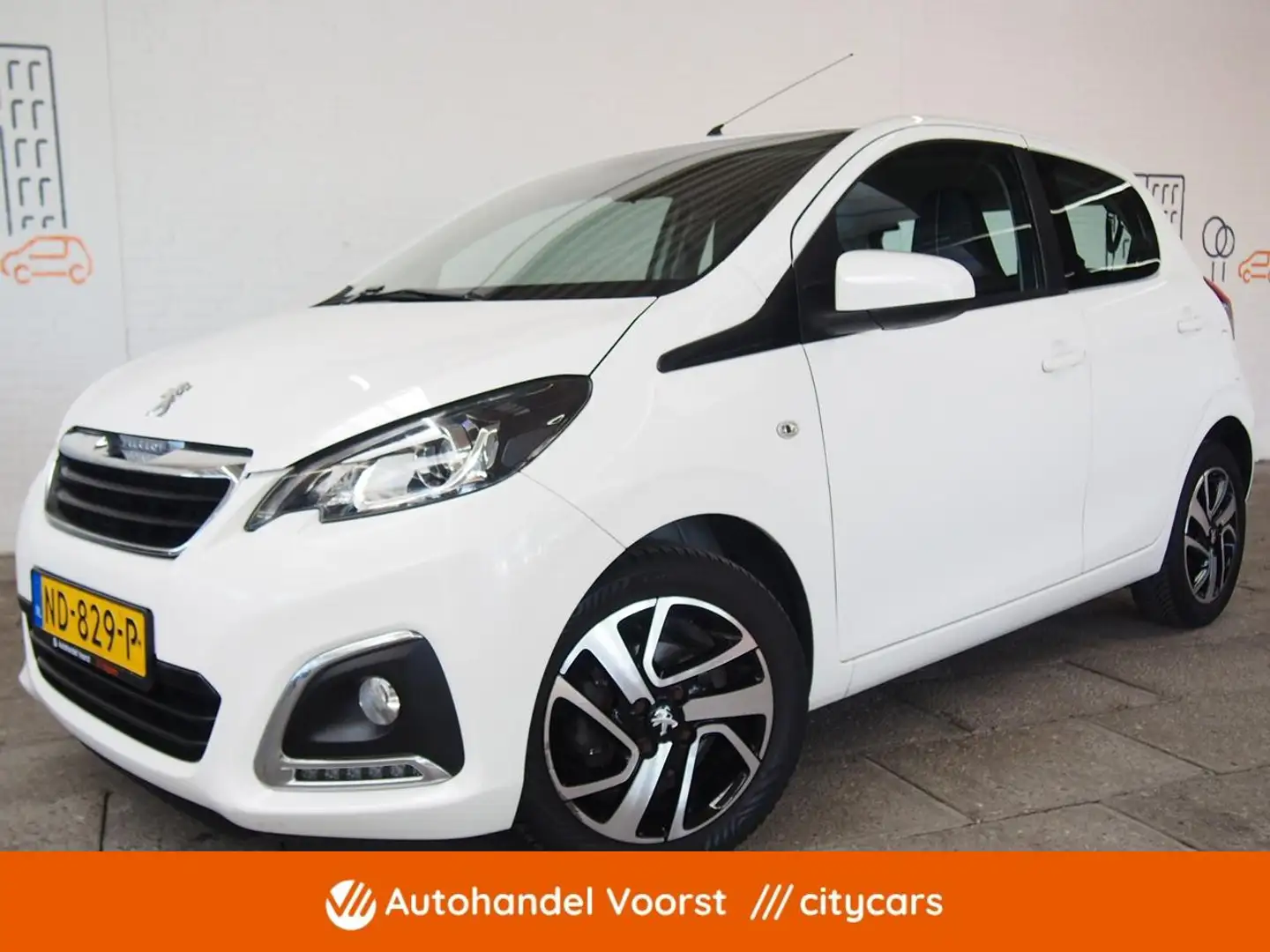 Peugeot 108 1.0 e-VTi Allure (APK:Nieuw) Incl.Garantie Wit - 1