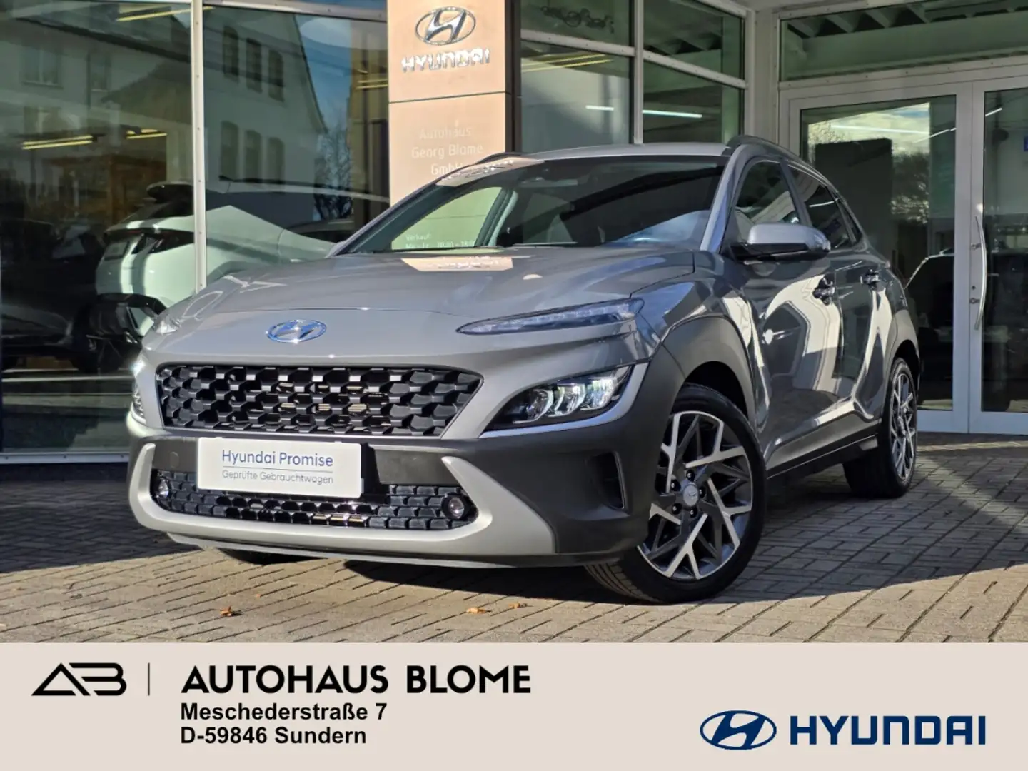 Hyundai KONA Hybrid 1.6 GDI DCT EDITION 30+, AHK, Navi, Kamera, Grau - 1