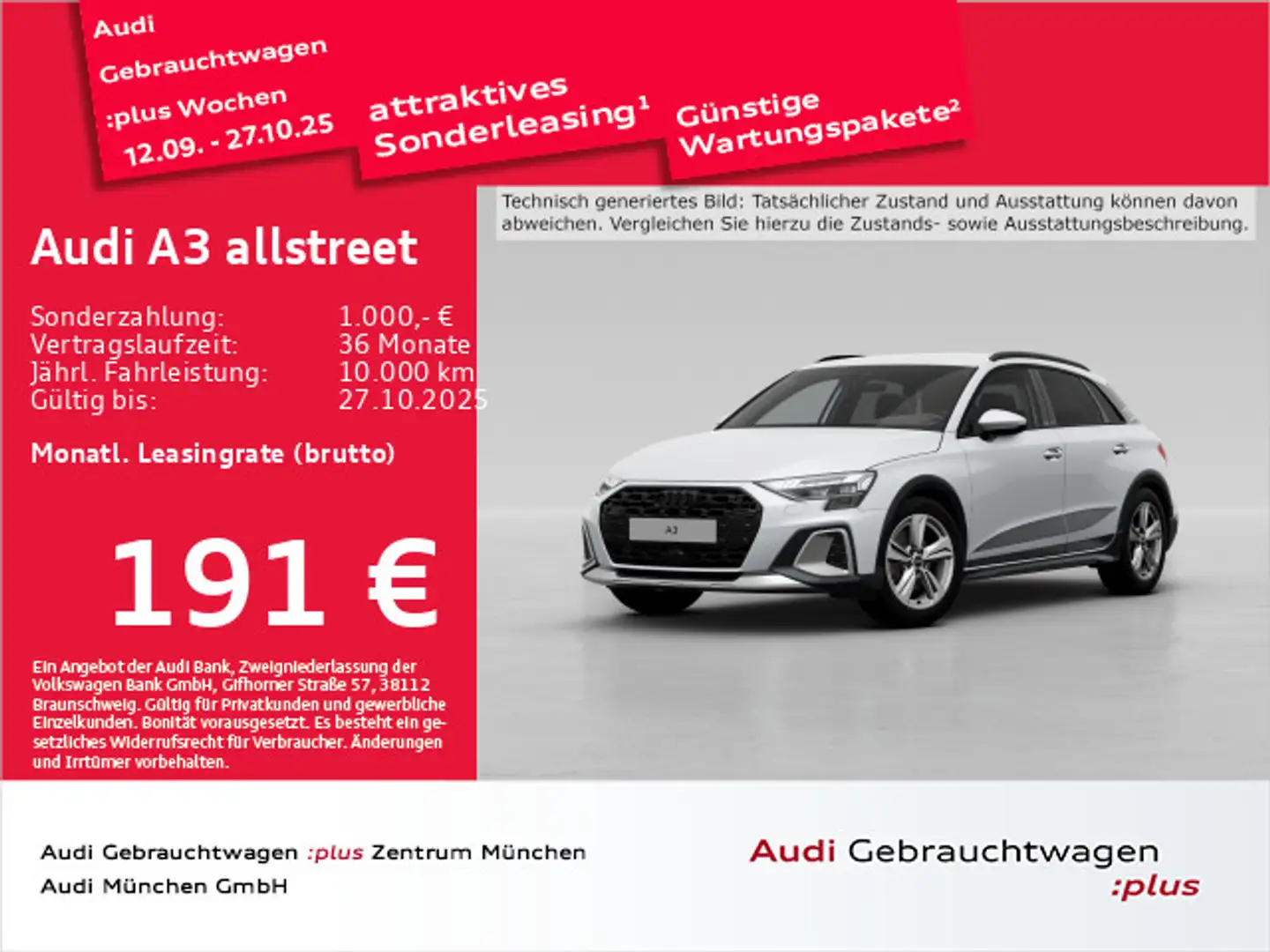 Audi A3 35 TFSI AHK/Virtual+/Navi+/LED Weiß - 1