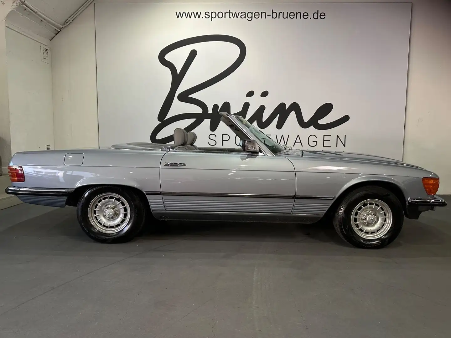 Mercedes-Benz SL 380 V8 380 SL KLIMA/LEDER/TEMPOMAT/H-ZULASSUNG/TOP Blau - 2