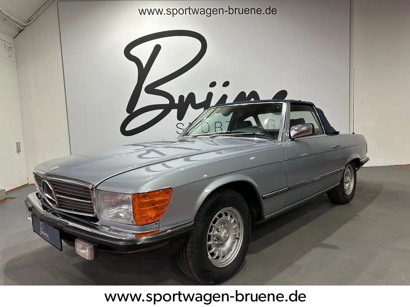 Mercedes-Benz SL 380 V8 380 SL KLIMA/LEDER/TEMPOMAT/H-ZULASSUNG/TOP Blau - 1