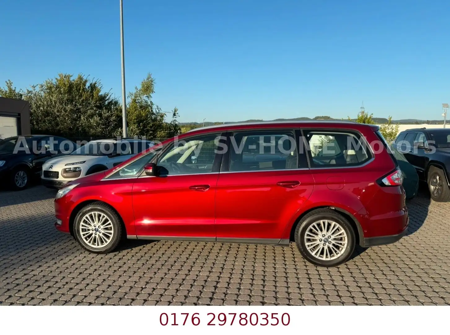 Ford Galaxy 2.0 TDCi*Titanium*AWD*7 Sitzer*Automatik Rot - 2