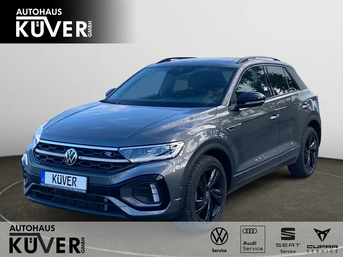 Volkswagen T-Roc R-Line 1,5 TSI DSG Navi+Pano+AHK+Matrix Grau - 1