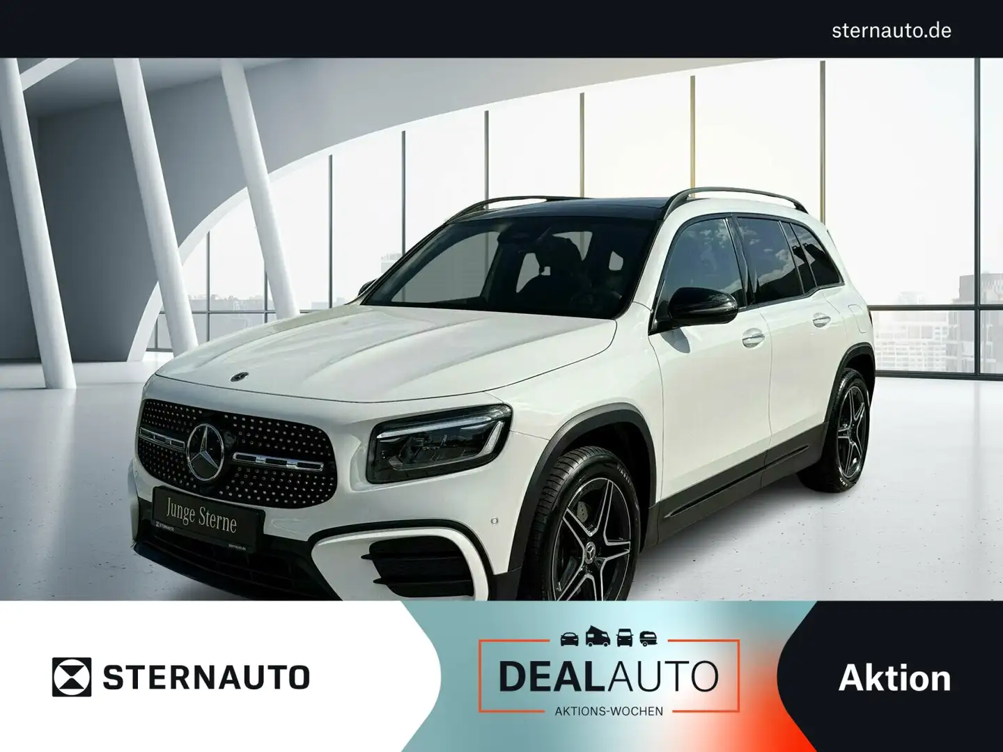 Mercedes-Benz GLB 200 GLB 200 AMG Line Pano RüCam LED Spur AHK 19 Zoll AMG Line Pano RüCam LED Spur AHK 19 Zoll Weiß - 1