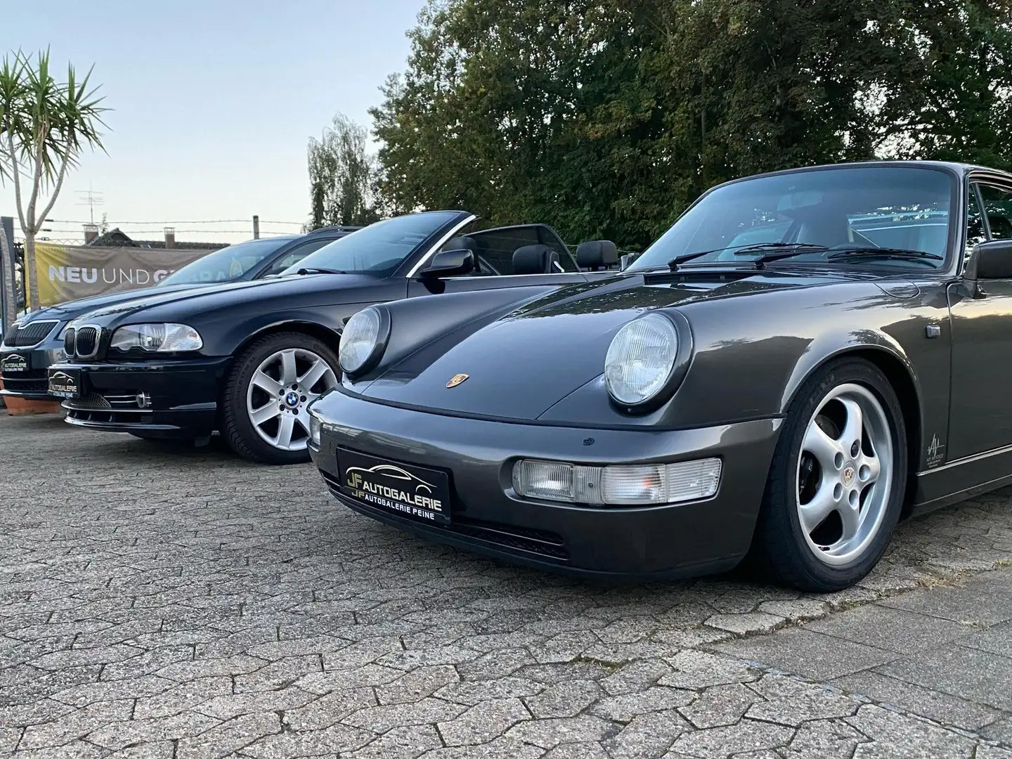 Porsche 964 911 Carrera 4" Klima"H-Zulassung"TÜV/NEU Gris - 2