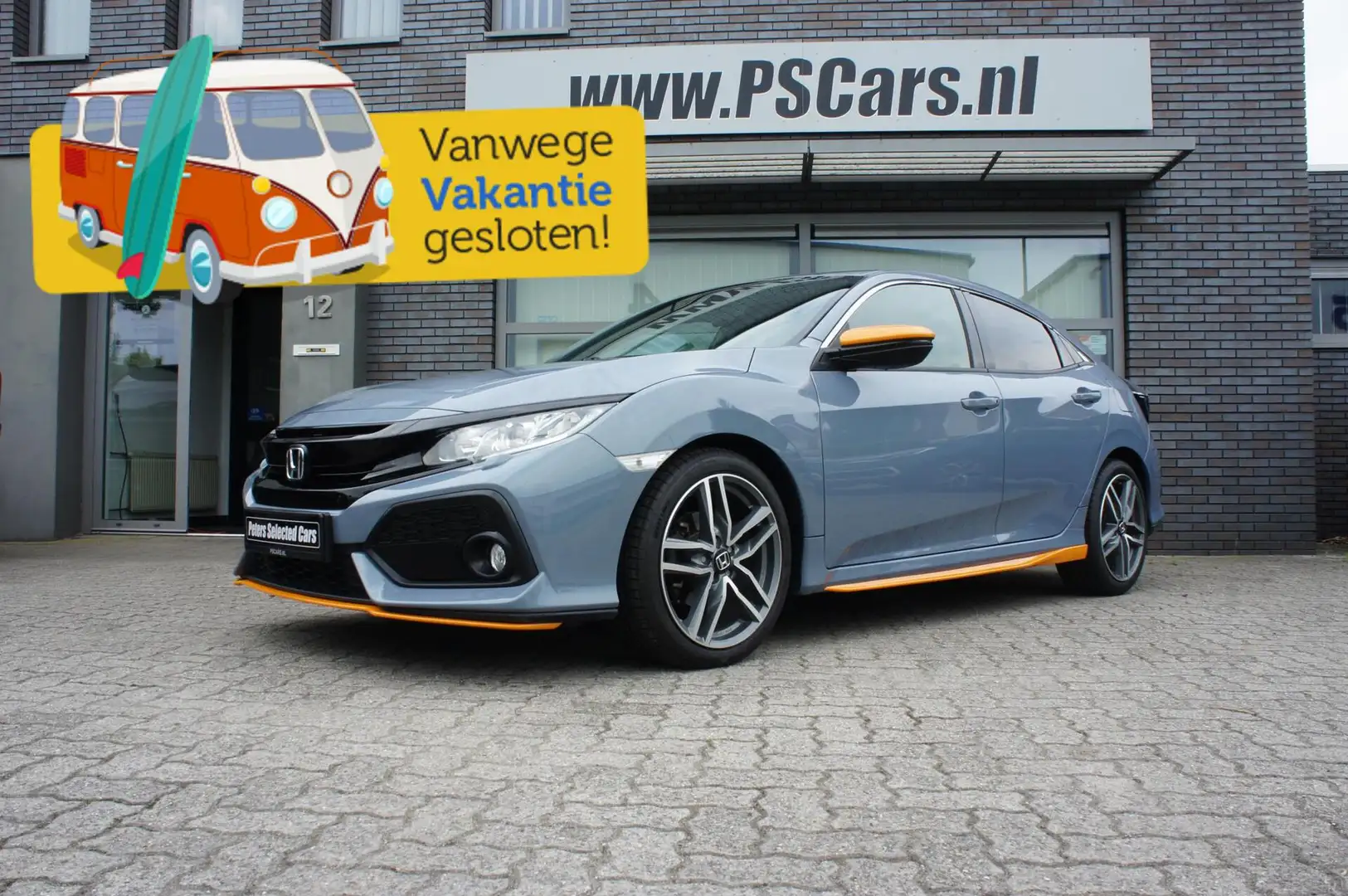 Honda Civic 1.0 i-VTEC Elegance Sport Orange Edition Gri - 2