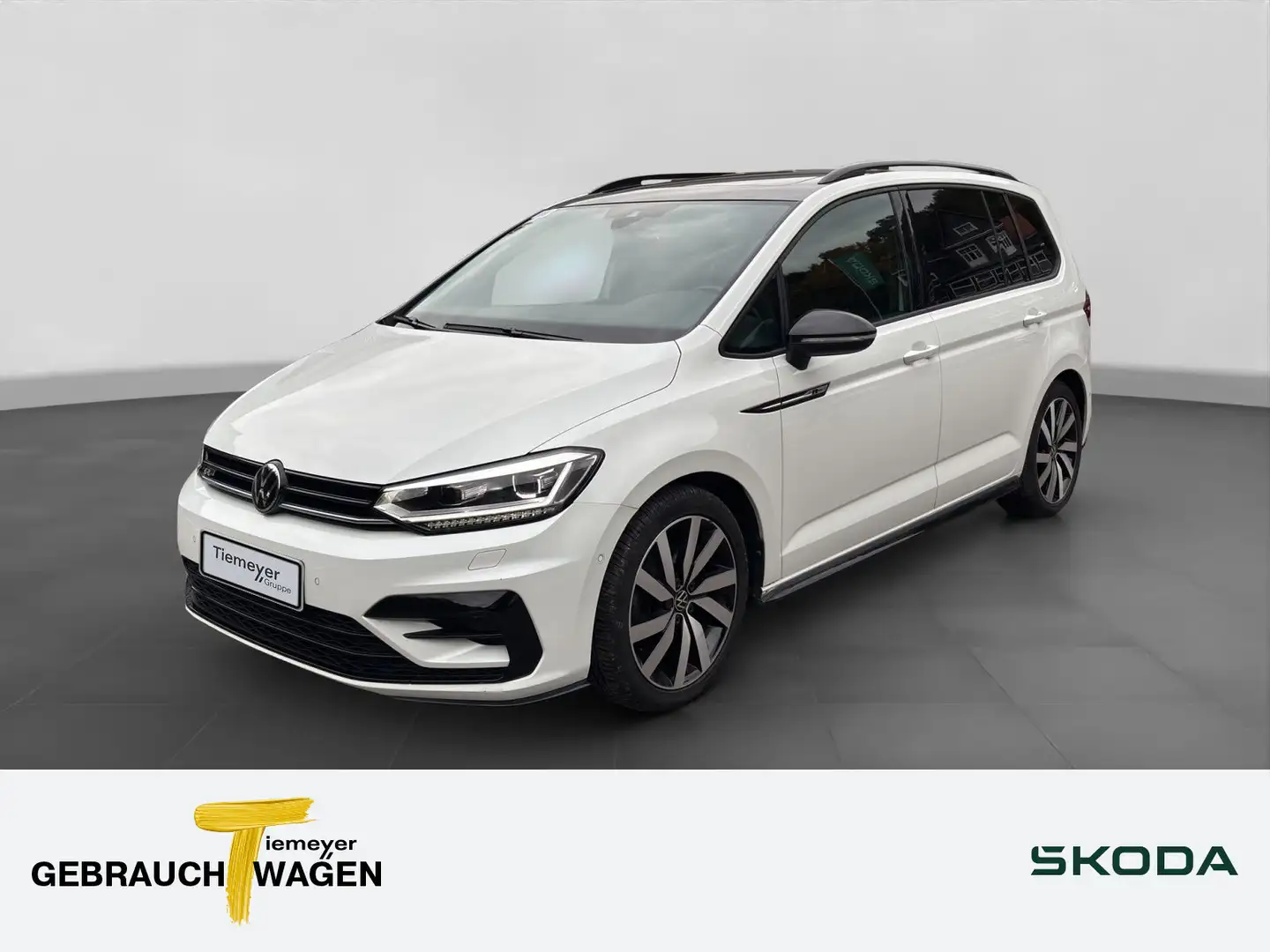 Volkswagen Touran 2.0 TDI DSG R-LINE BLACK 7-SITZE PANO ST. Weiß - 1