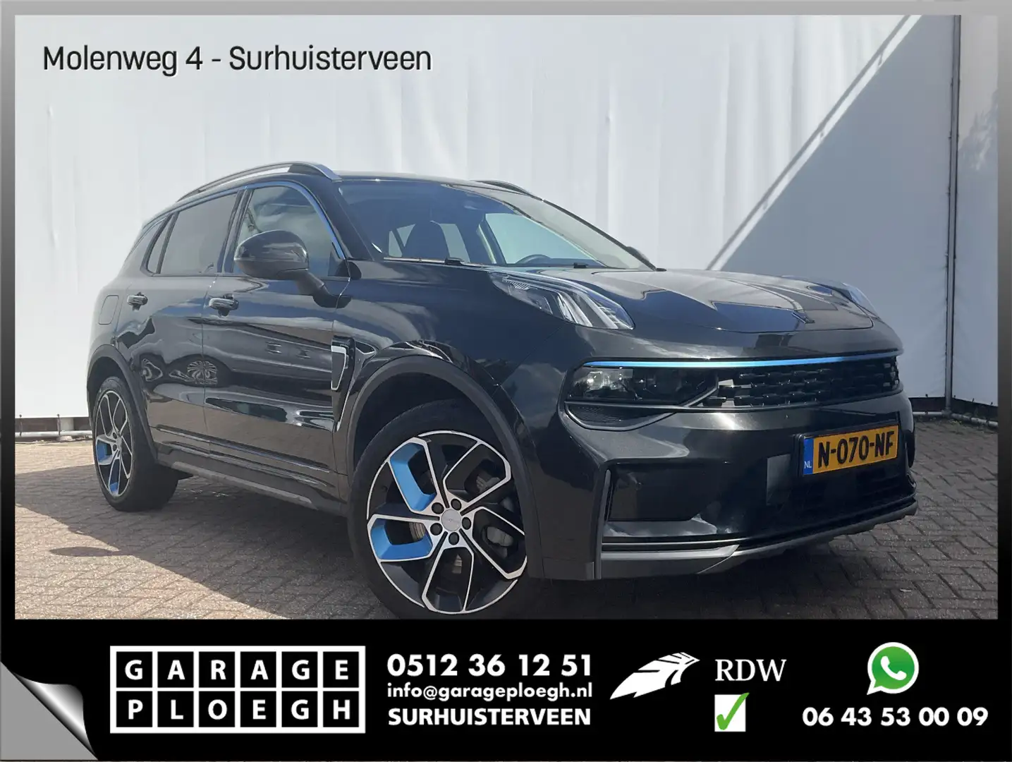 Lynk & Co 01 1.5 262pk PHEV Adapt.Cruise Pano Carplay Nav/Cam S Negru - 1