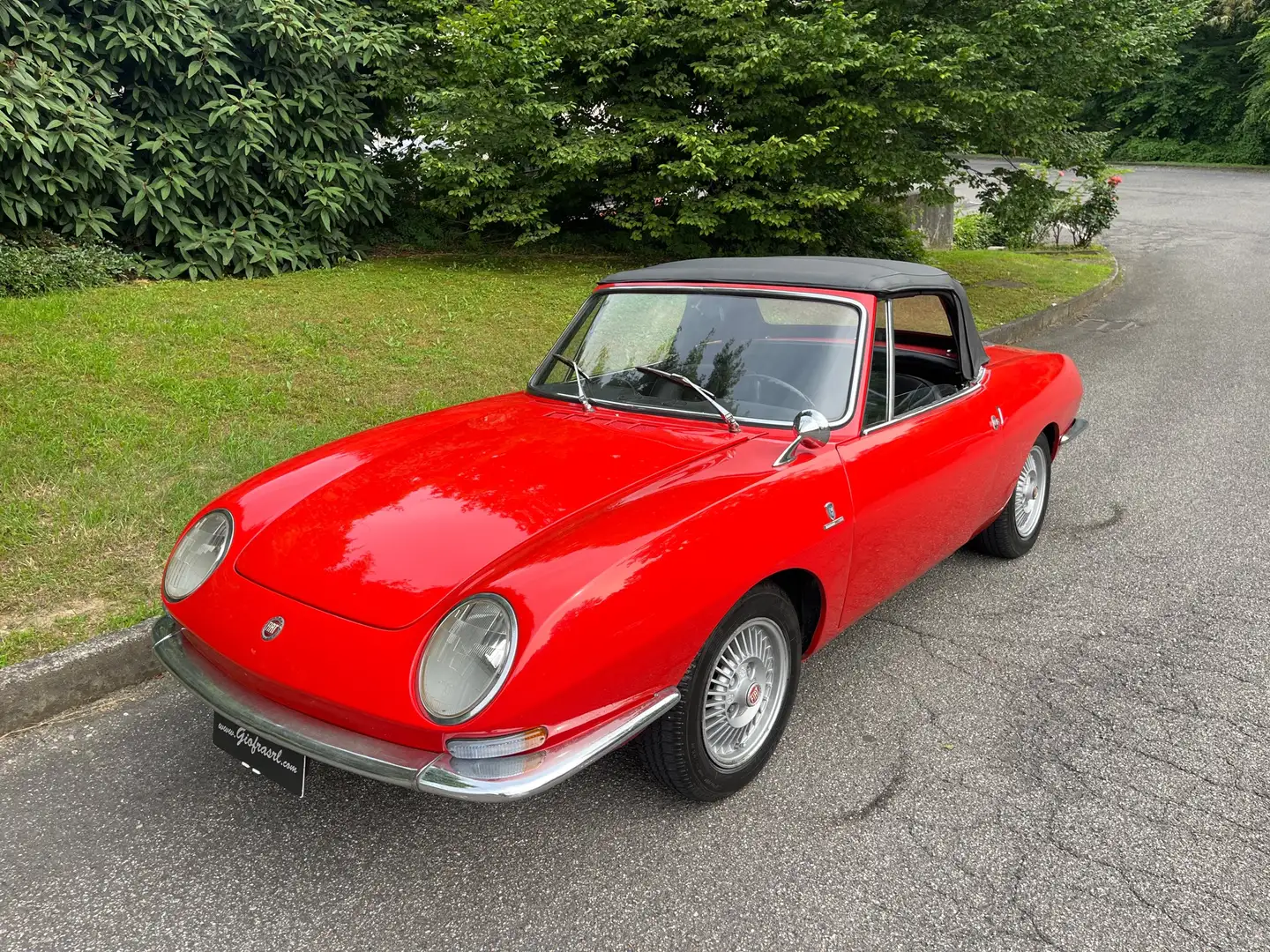 Fiat 850 Spider Prima Serie " Fari Miura " Rosso - 1
