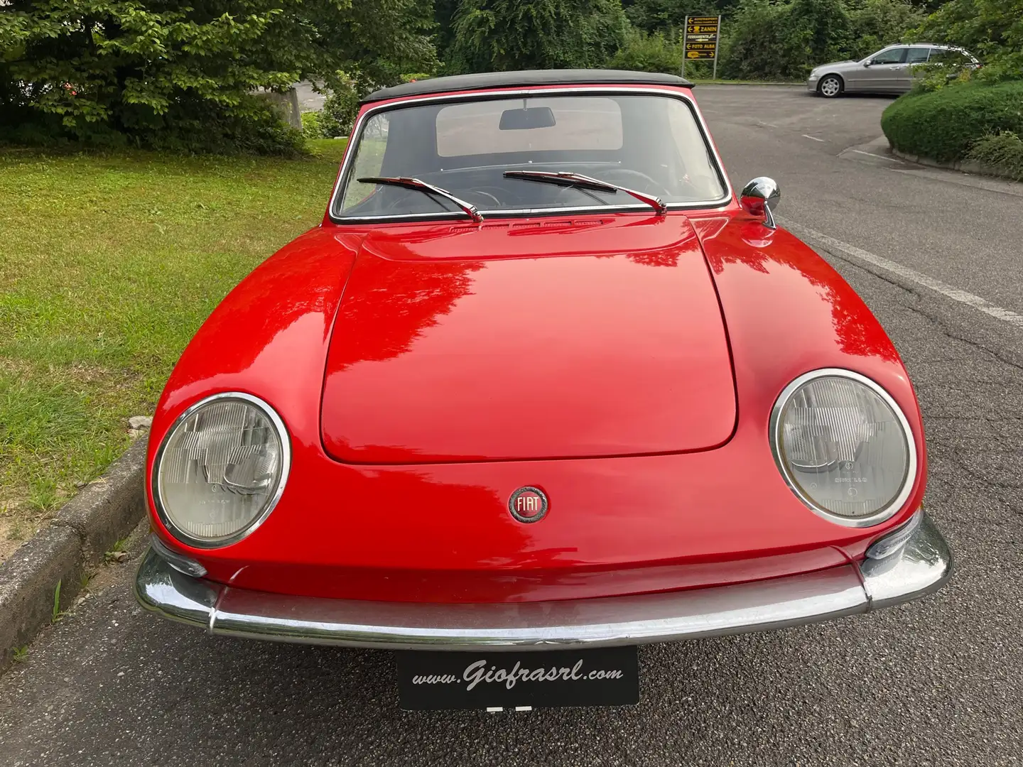 Fiat 850 Spider Prima Serie " Fari Miura " Rosso - 2