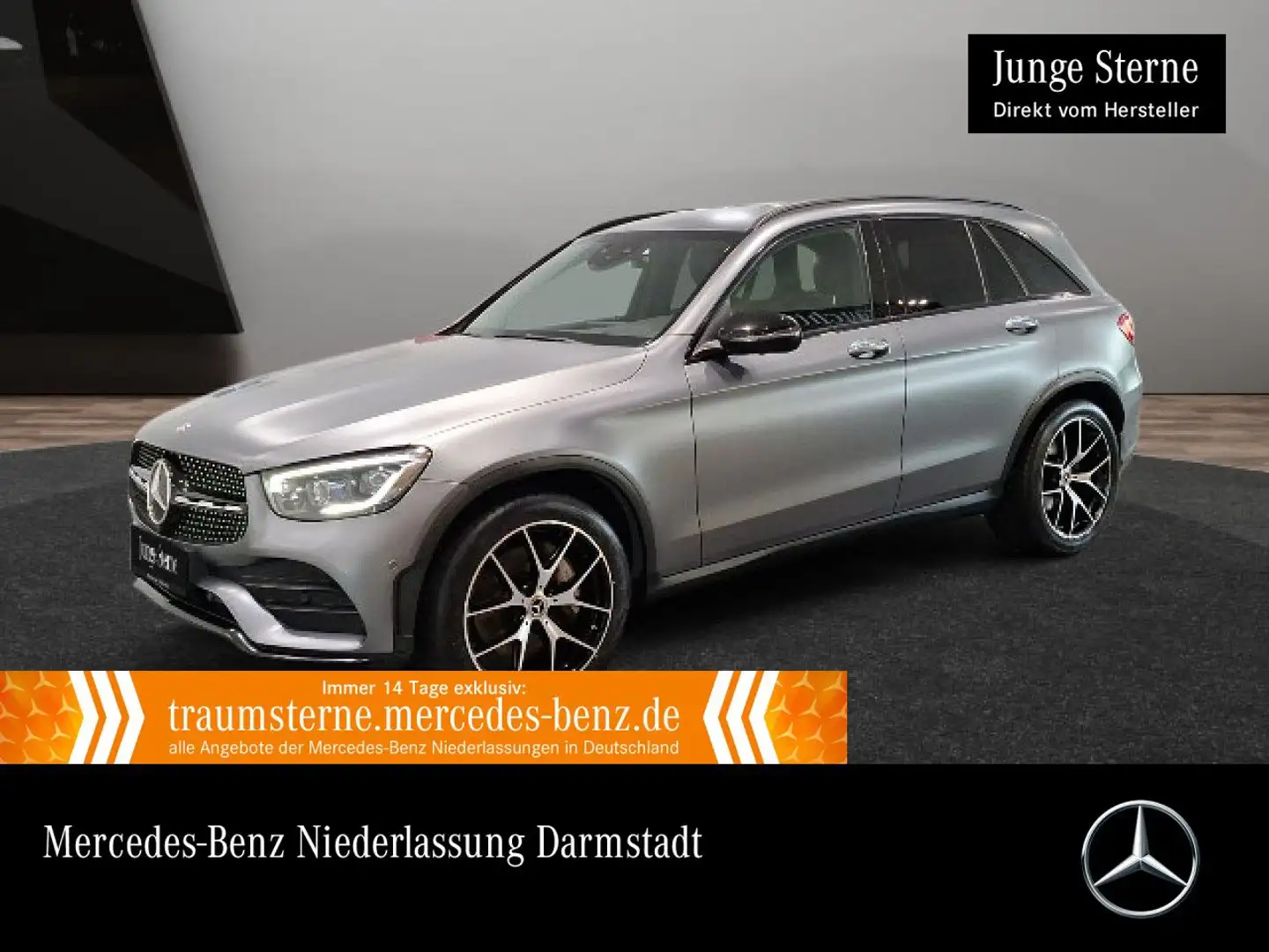 Mercedes-Benz GLC 300 4M AMG+NIGHT+360+MULTIBEAM+BURMESTER+HUD Grau - 1