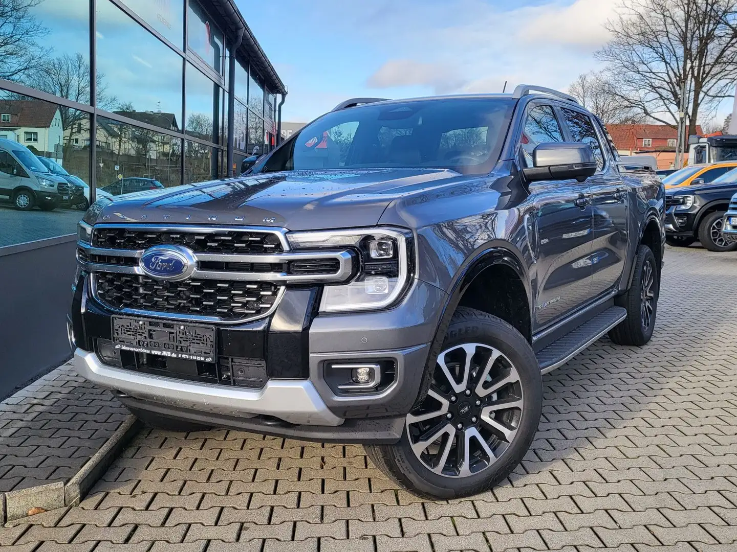 Ford Ranger Platinum 3,0d T-73 Rollo Standheizung LAGER Grijs - 1