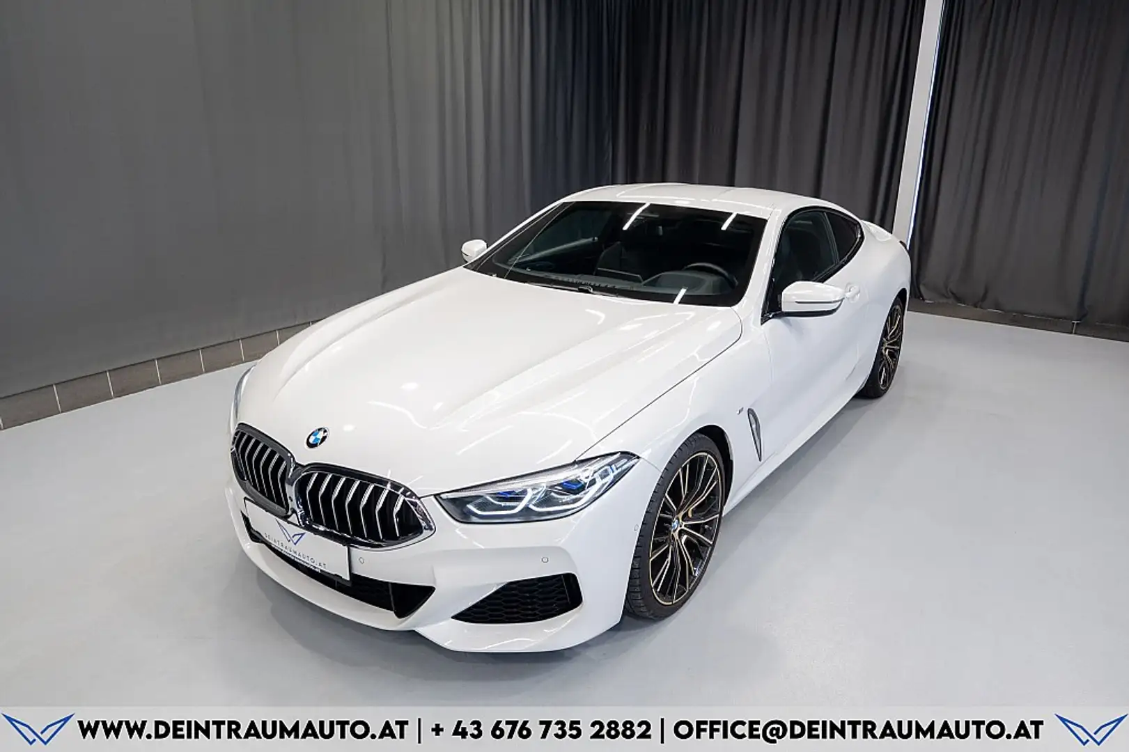 BMW 840 d xDrive Aut.*SOFT-CLOSE*H&K*INDIVIDUAL*HEAD-UP* Weiß - 2