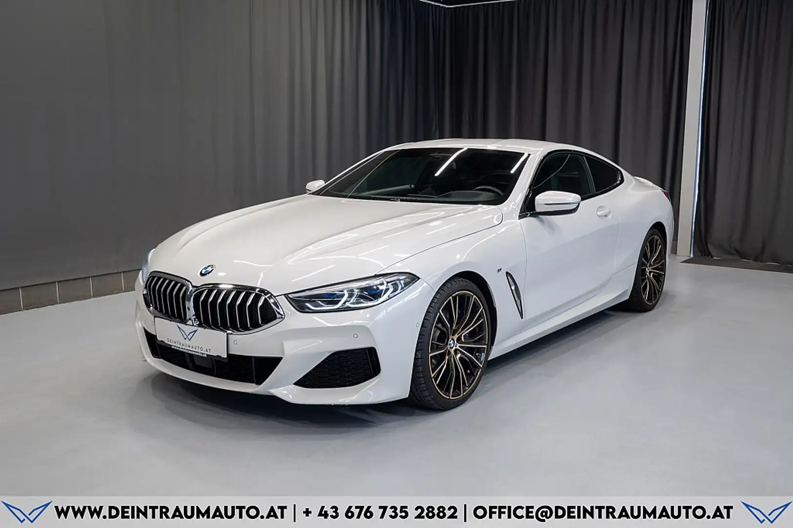 BMW 840 d xDrive Aut.*SOFT-CLOSE*H&K*INDIVIDUAL*HEAD-UP* Weiß - 1