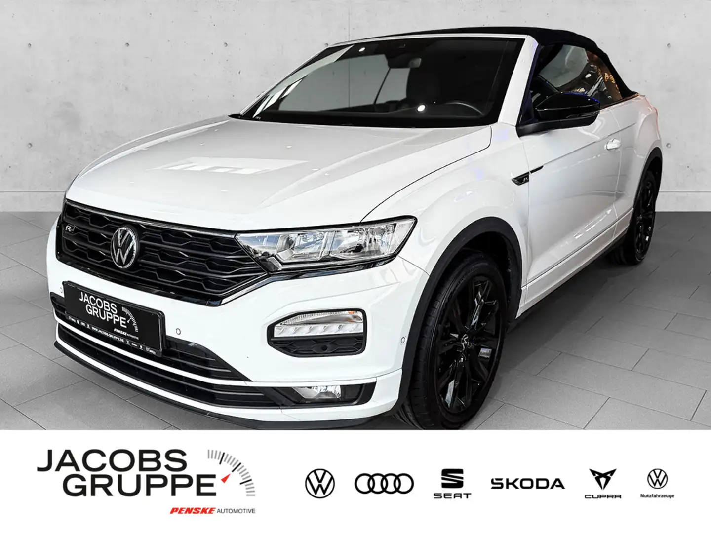 Volkswagen T-Roc Cabriolet 1.5 TSI DSG R-Line ACC,Kamera Weiß - 1