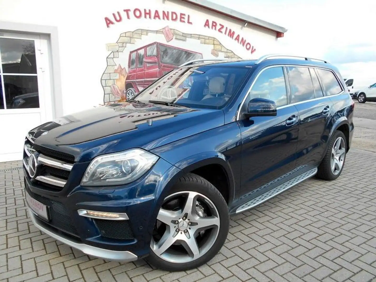 Mercedes-Benz GL 63 AMG 4Matic DESIGNO/NAVI/KEYLESS/PANORAMA Niebieski - 1