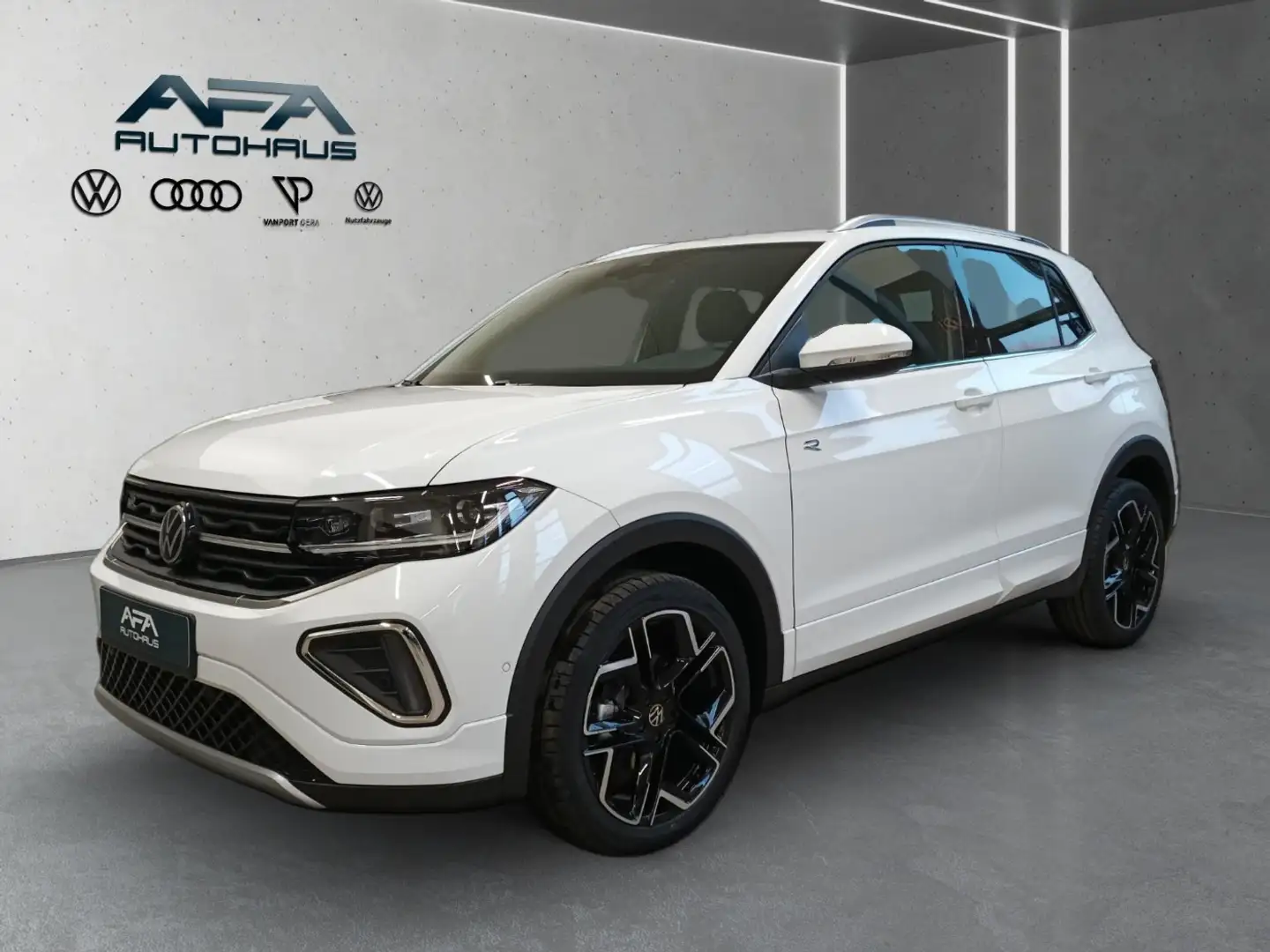 Volkswagen T-Cross 1.5 TSI R-Line DSG Matrix*AHK*RFK*Navi Weiß - 2