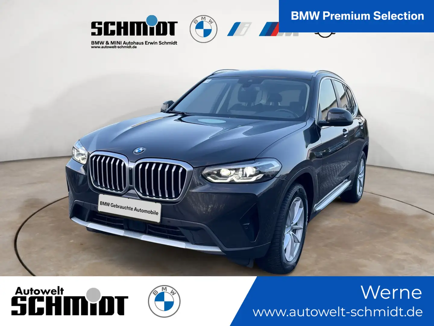 BMW X3 xDrive20d + 2Jahre-BPS.-GARANTIE Grau - 1