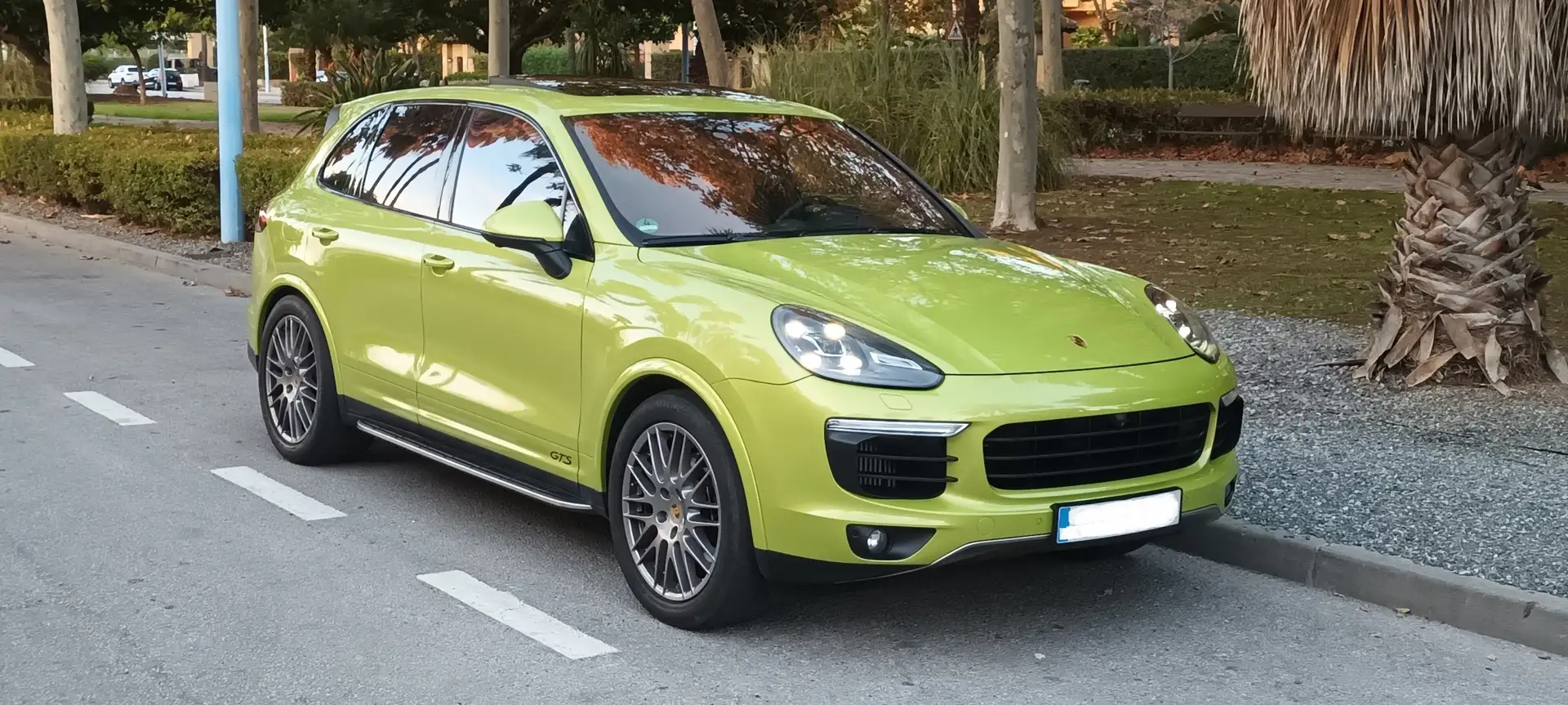 Porsche Cayenne Cayenne Diesel S VOLL , ONE OF ONE, BURMESTER ,GTS Zelená - 1