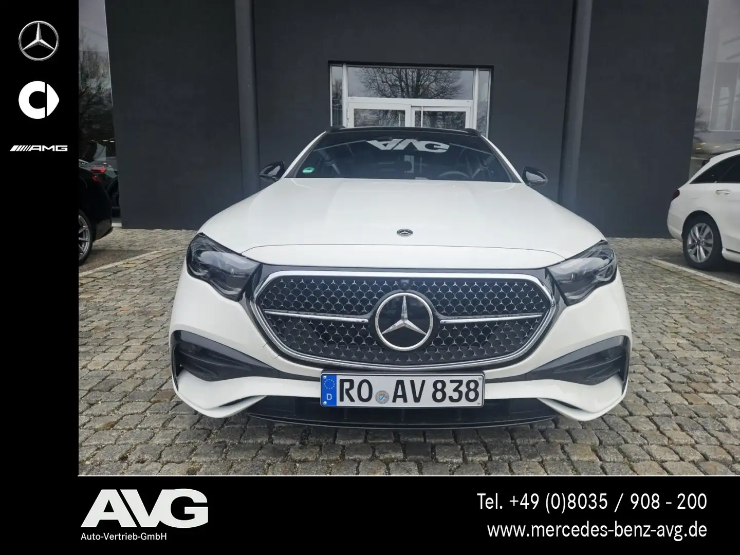 Mercedes-Benz E 220 E 220 d 4M T AMG Edition Pano DIGITAL Night 360° Weiß - 2