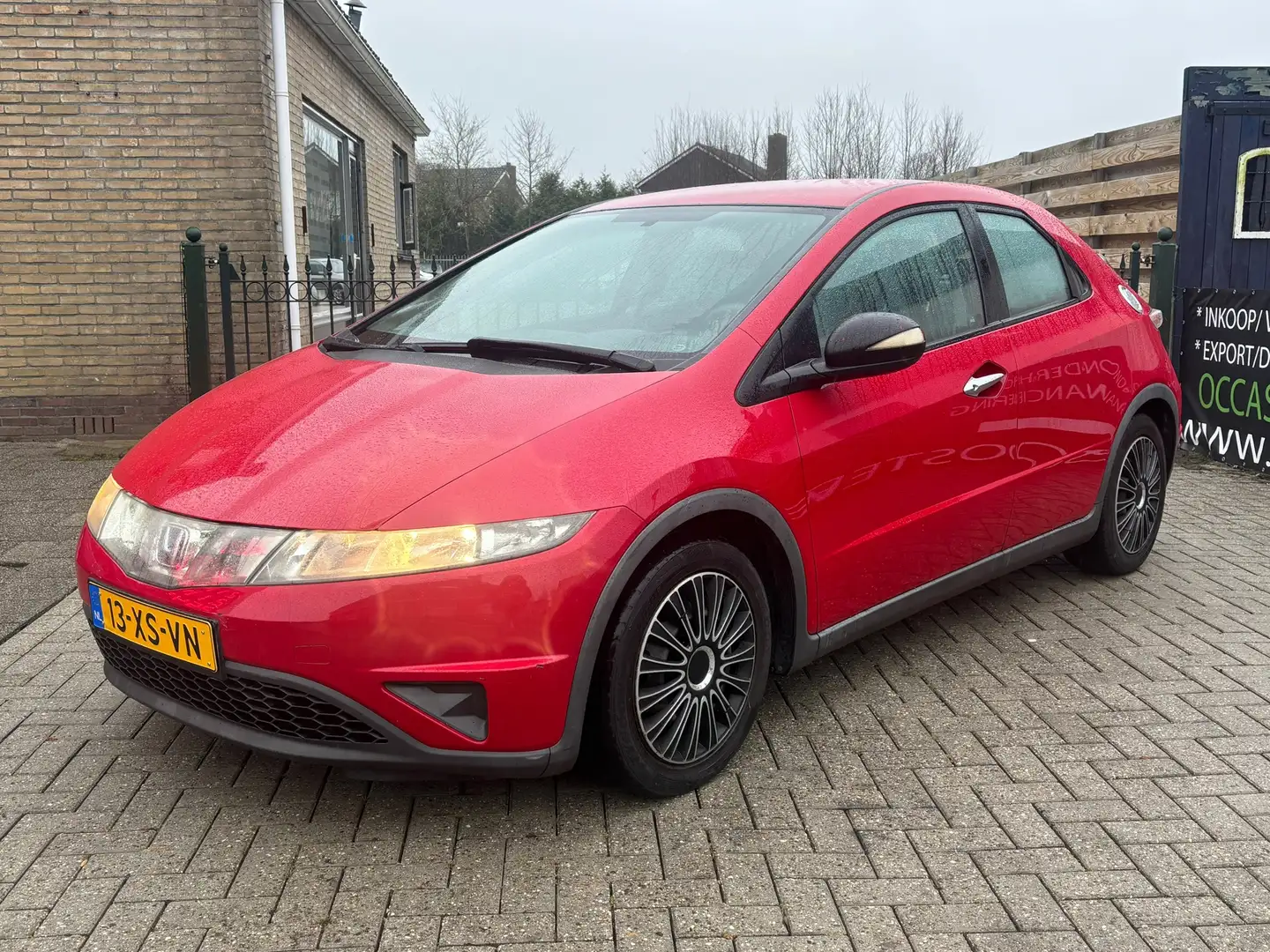 Honda Civic 1.4 Comfort | LAGE KM STAND | LANGE APK | AIRCO | Rot - 1