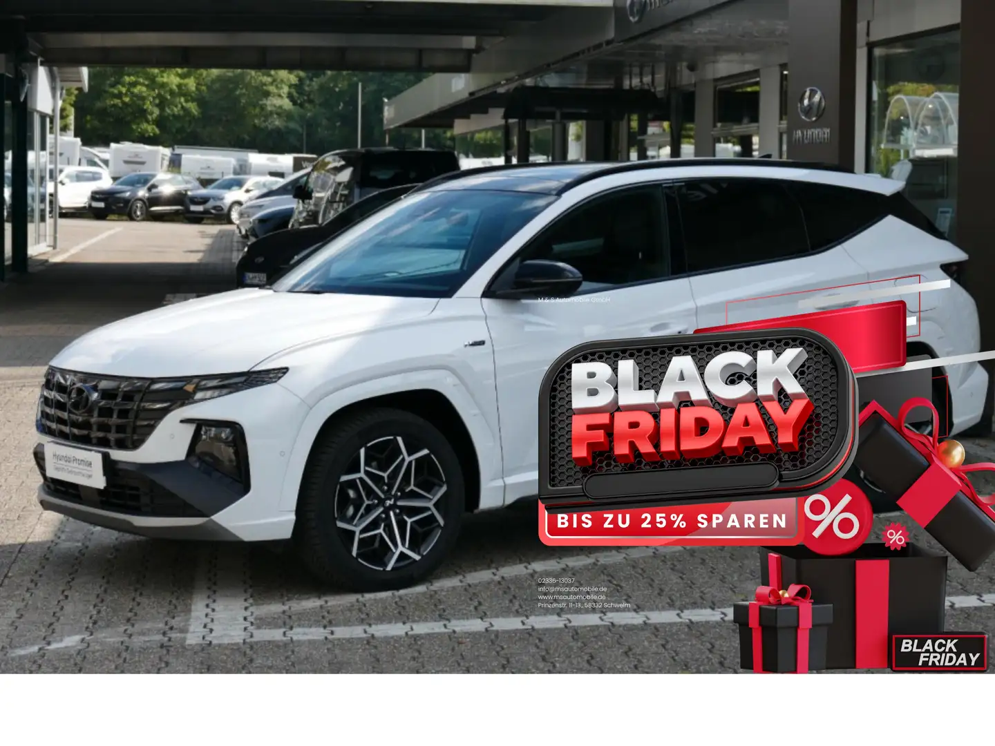 Hyundai TUCSON 1.6 T-GDi Plug-in-Hybrid 4WD N Line*AHK*PANORAMA* Blanco - 1