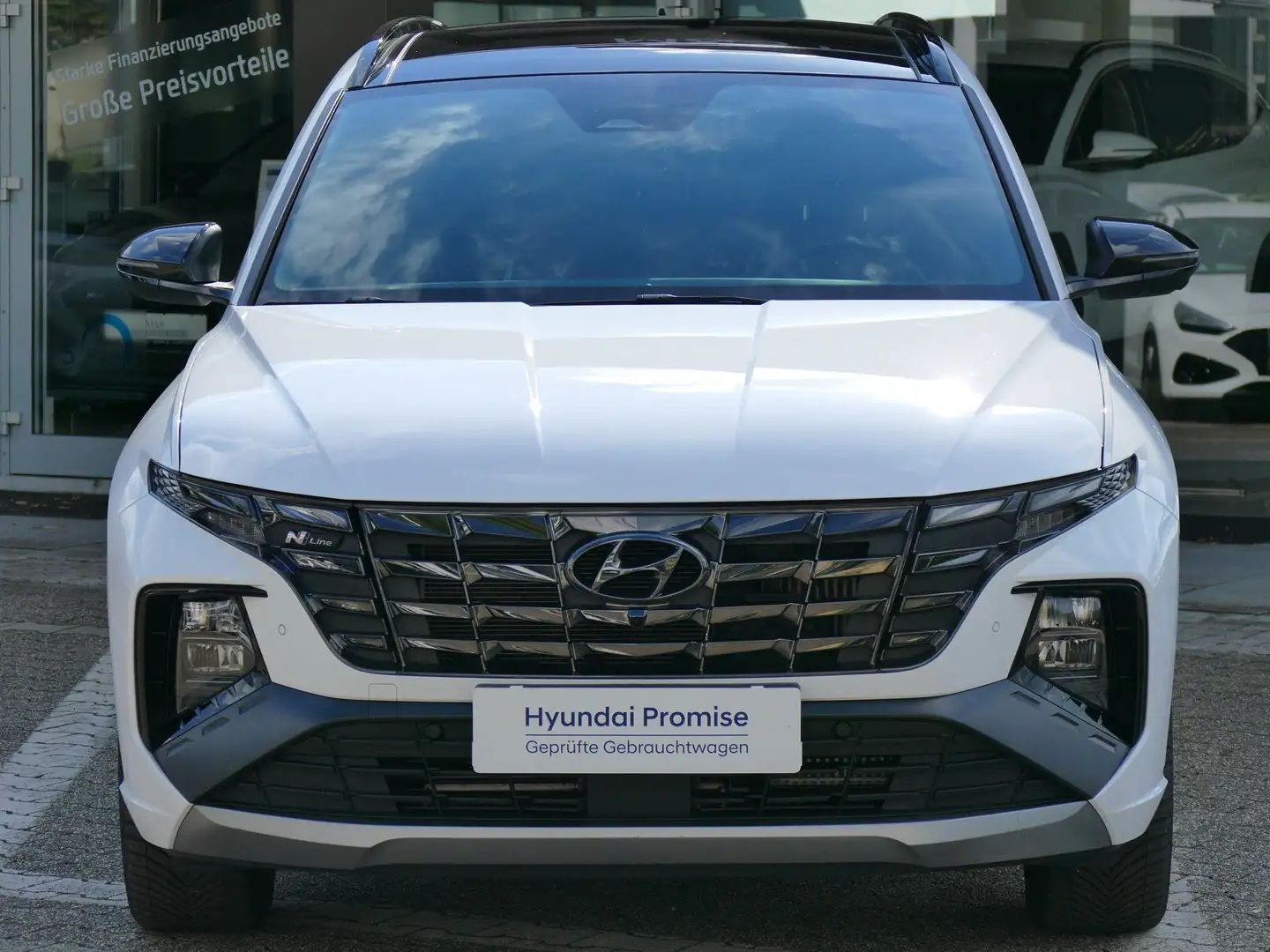Hyundai TUCSON 1.6 T-GDi Plug-in-Hybrid 4WD N Line*AHK*PANORAMA* Weiß - 2