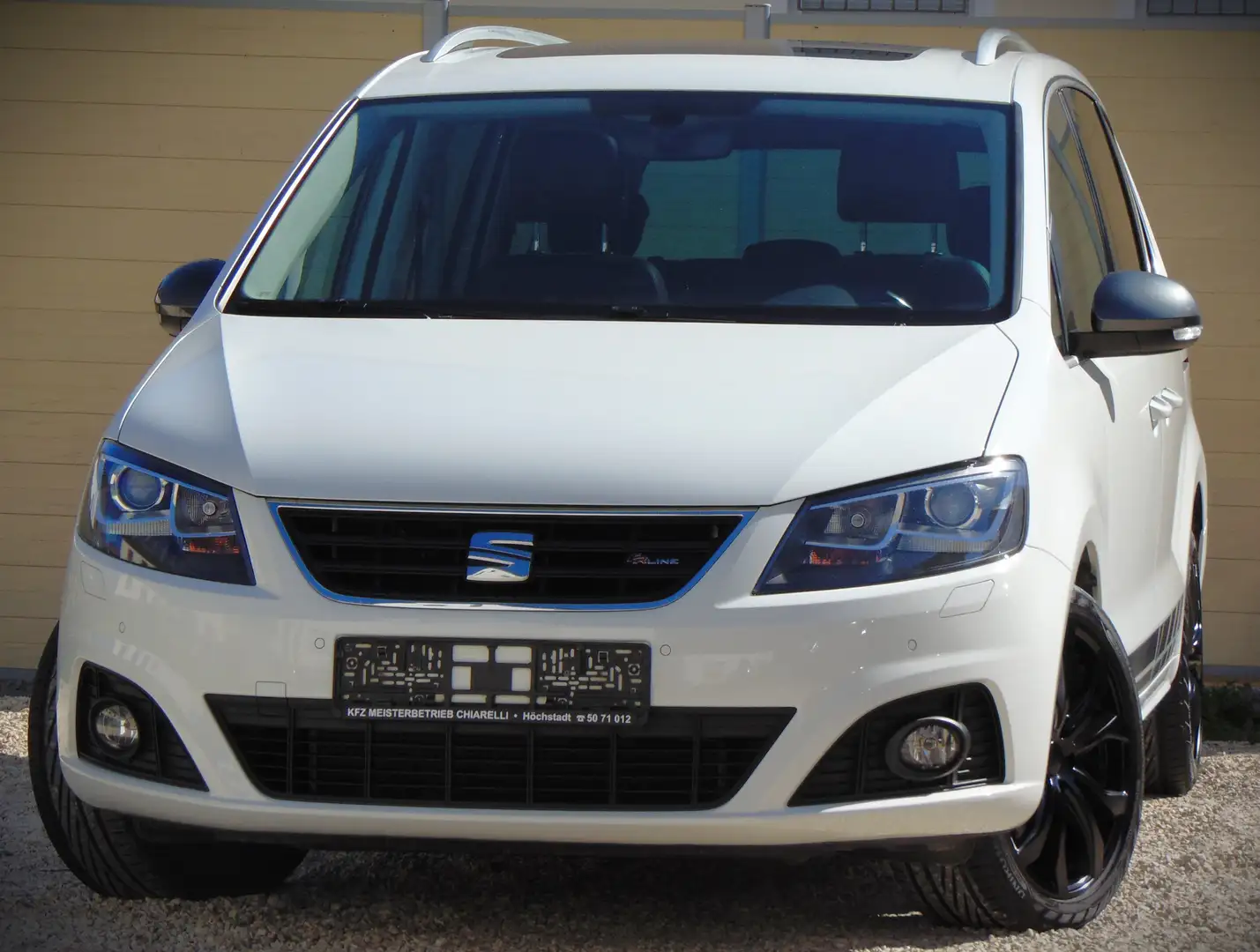SEAT Alhambra 2.0 TDI DSG FR-Line |7Sitze|R-Kam|Pano|Keyless-Go| Blanc - 1
