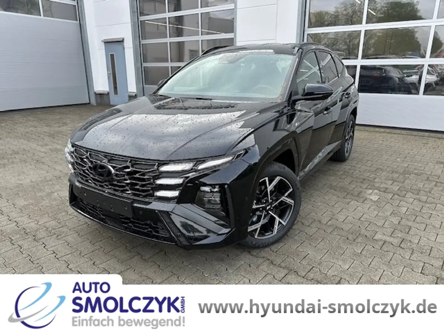 Hyundai TUCSON 1.6 T-GDI 2WD N-LINE 19ZOLL+NAVI+SITZHEIZUNG Schwarz - 1