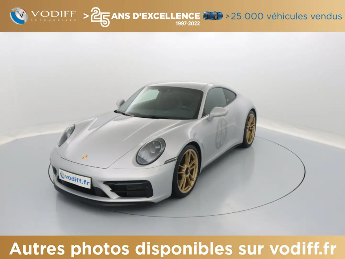 Porsche 992 LE MANS CENTENAIRE EDITION CARRERA GTS 480 CV PDK Argent - 1