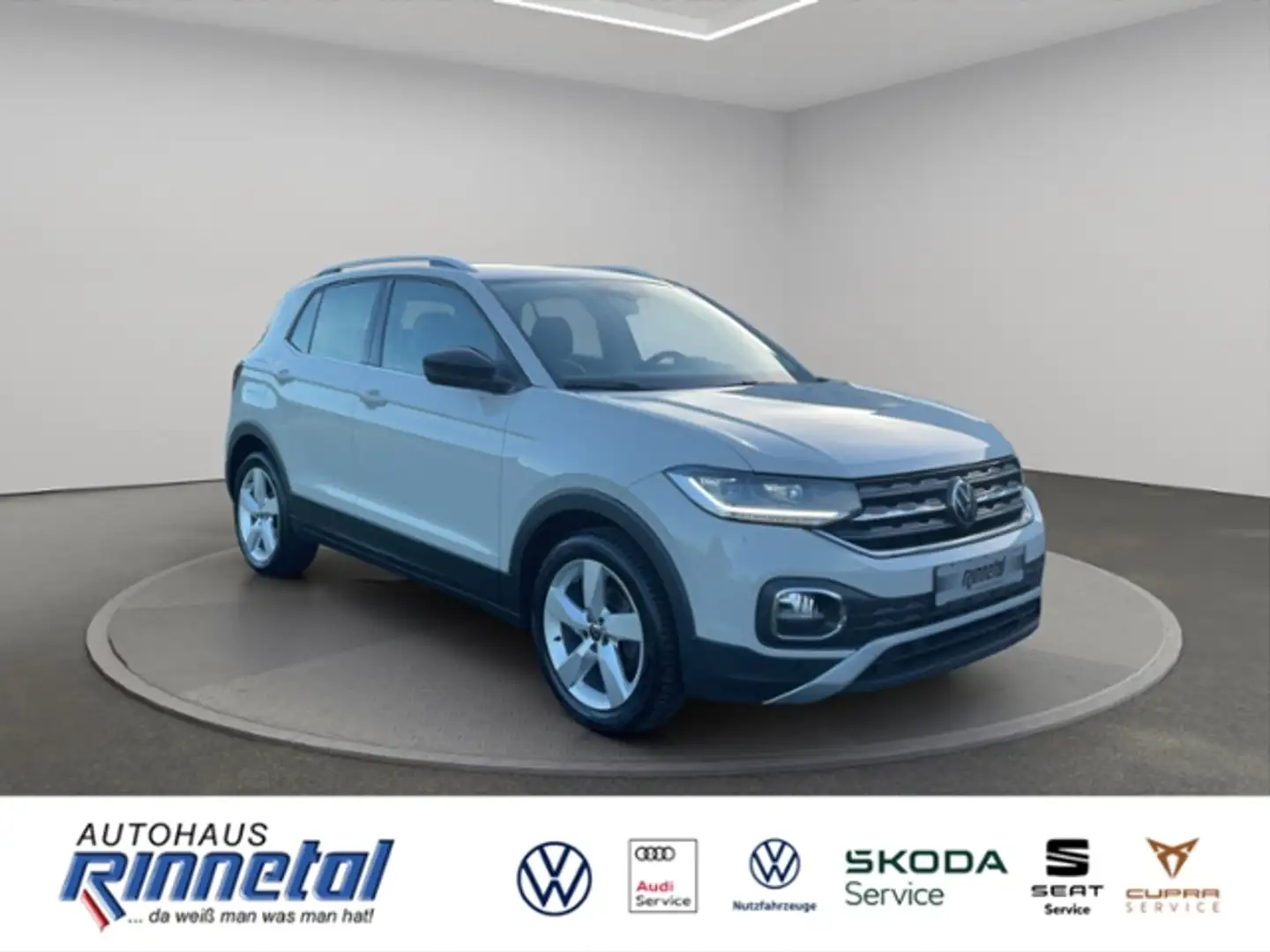 Volkswagen T-Cross 1.0 TSI OPF Style LED LICHT+APP CONN+KLIMAAUT+PDC Grau - 2