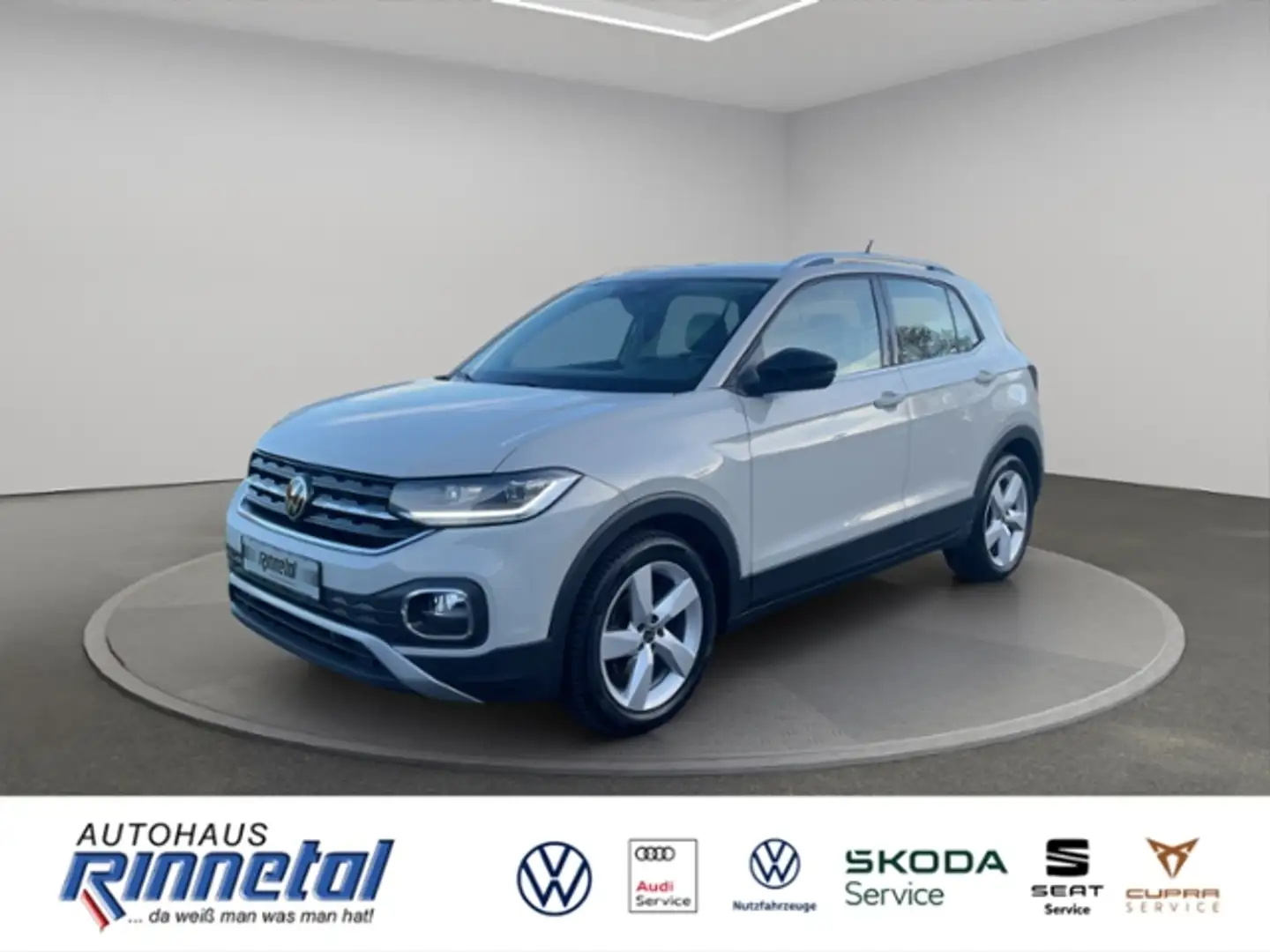 Volkswagen T-Cross 1.0 TSI OPF Style LED LICHT+APP CONN+KLIMAAUT+PDC Grau - 1