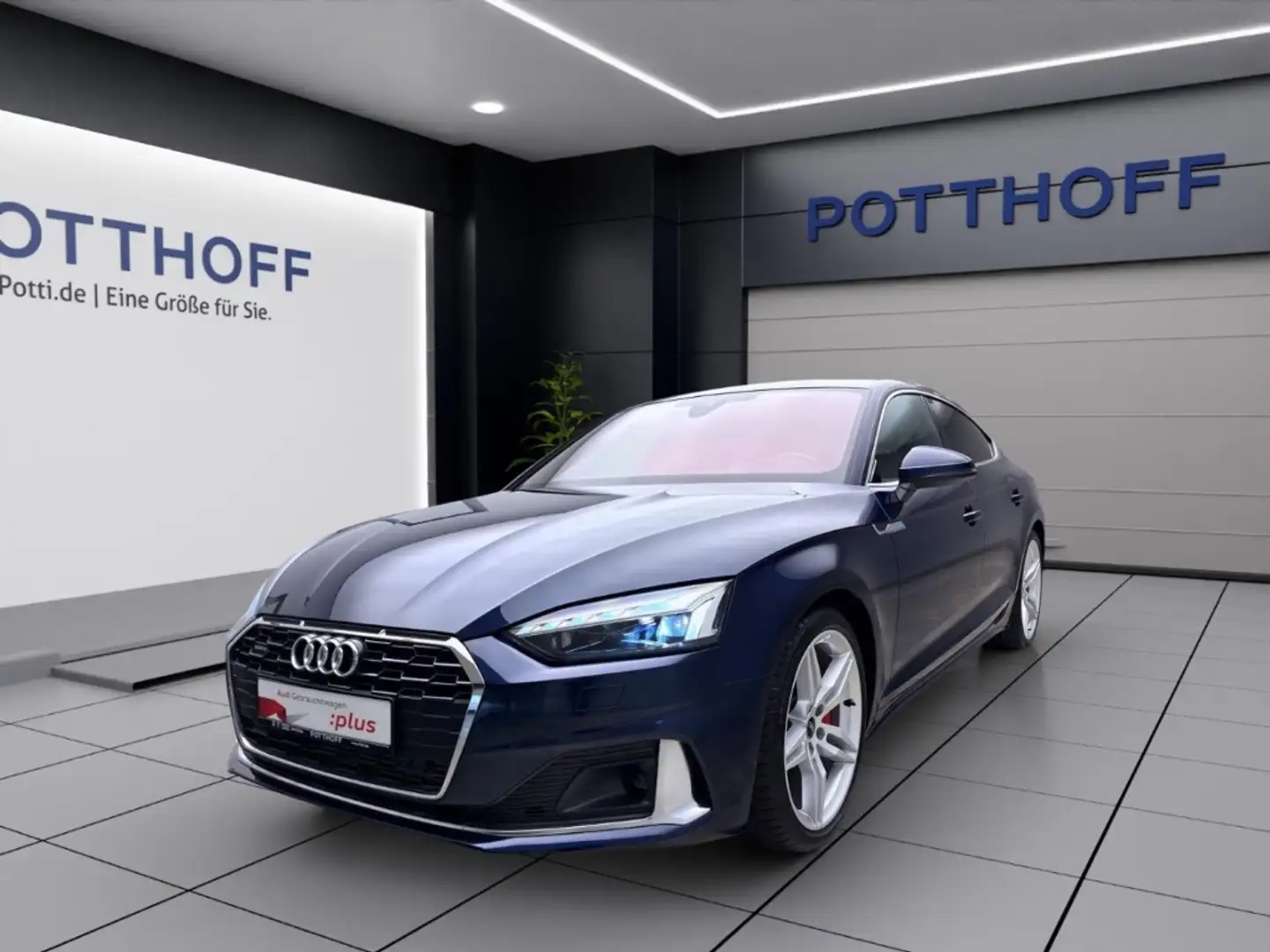 Audi A5 Sportback 40 TFSI Q ADVANCED B&O HuD STDHZG NAVI Blau - 1