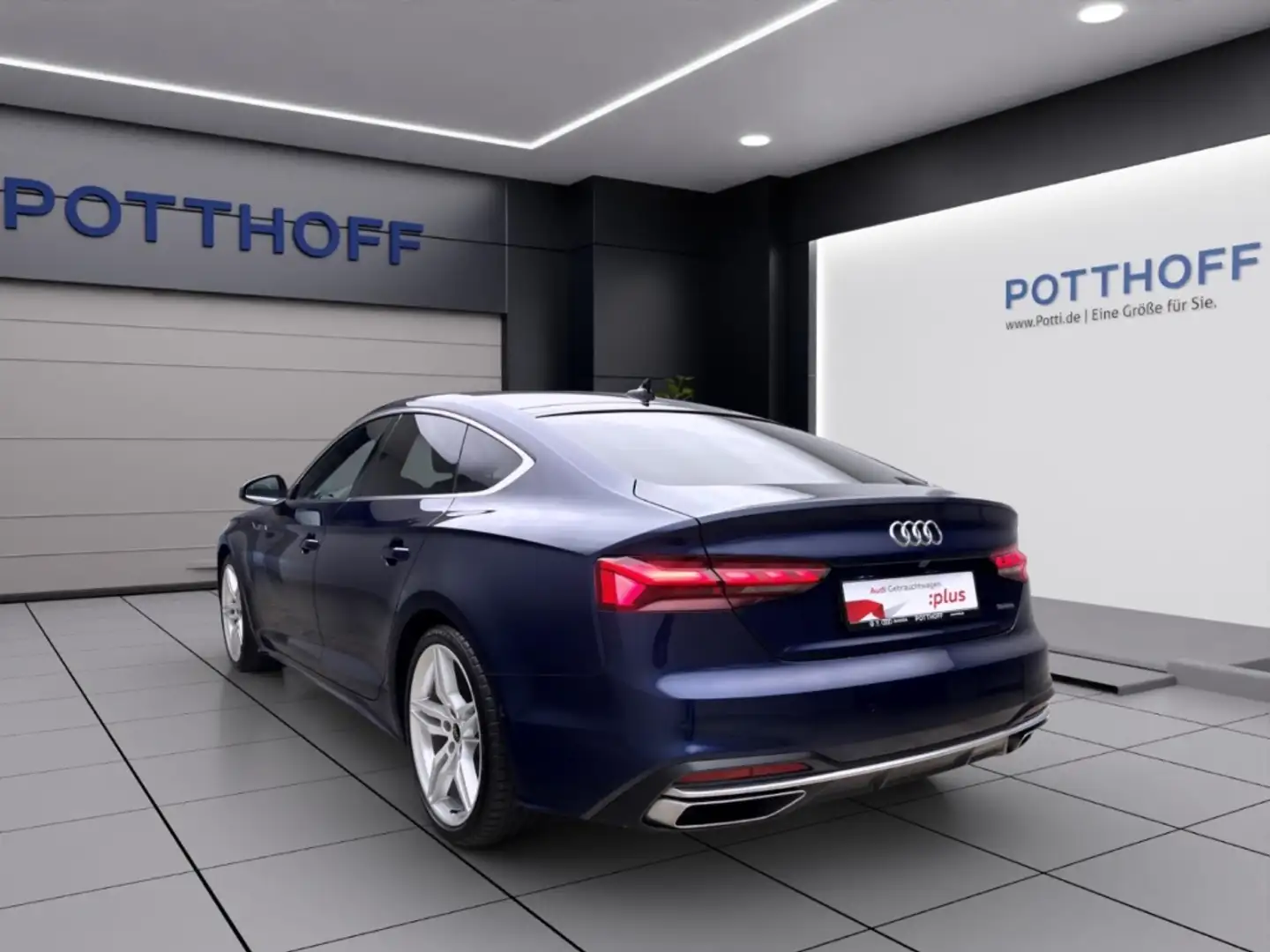 Audi A5 Sportback 40 TFSI Q ADVANCED B&O HuD STDHZG NAVI Blau - 2