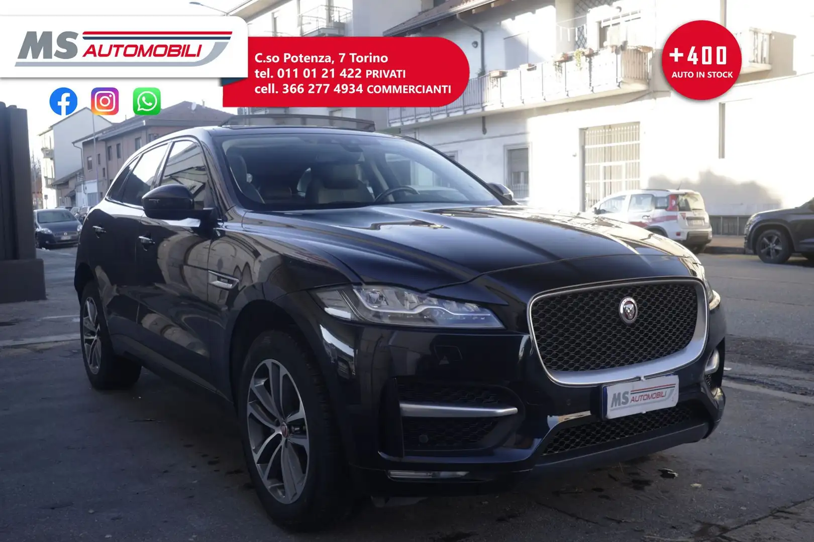 Jaguar F-Pace Jaguar F-Pace 2.0 D 180 CV AWD aut. R-Sport Unico Bleu - 1