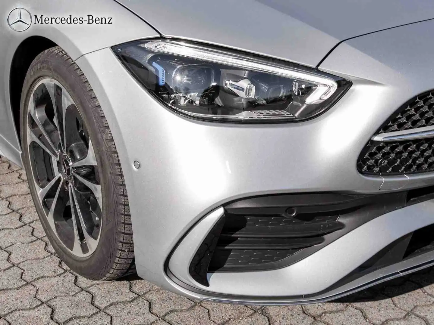 Mercedes-Benz C 200 T AMG MBUX+360°+DIG-LED+AHK+Night+Distroni Silber - 2