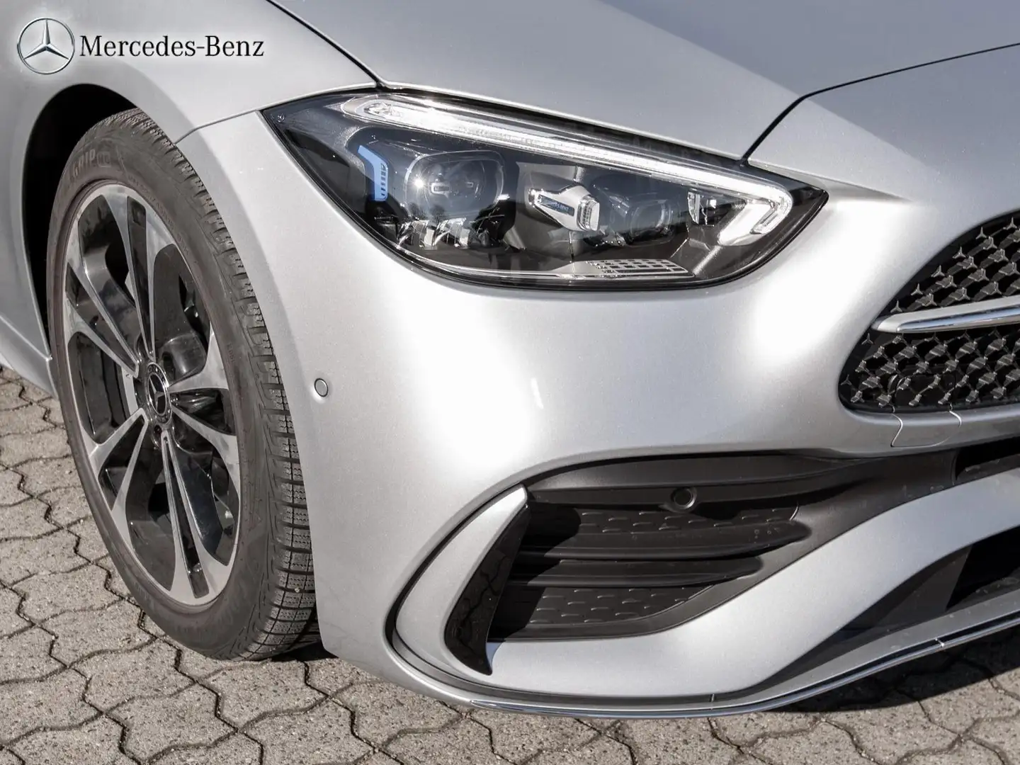Mercedes-Benz C 200 T AMG MBUX+360°+DIG-LED+AHK+Night+Distroni Plateado - 2