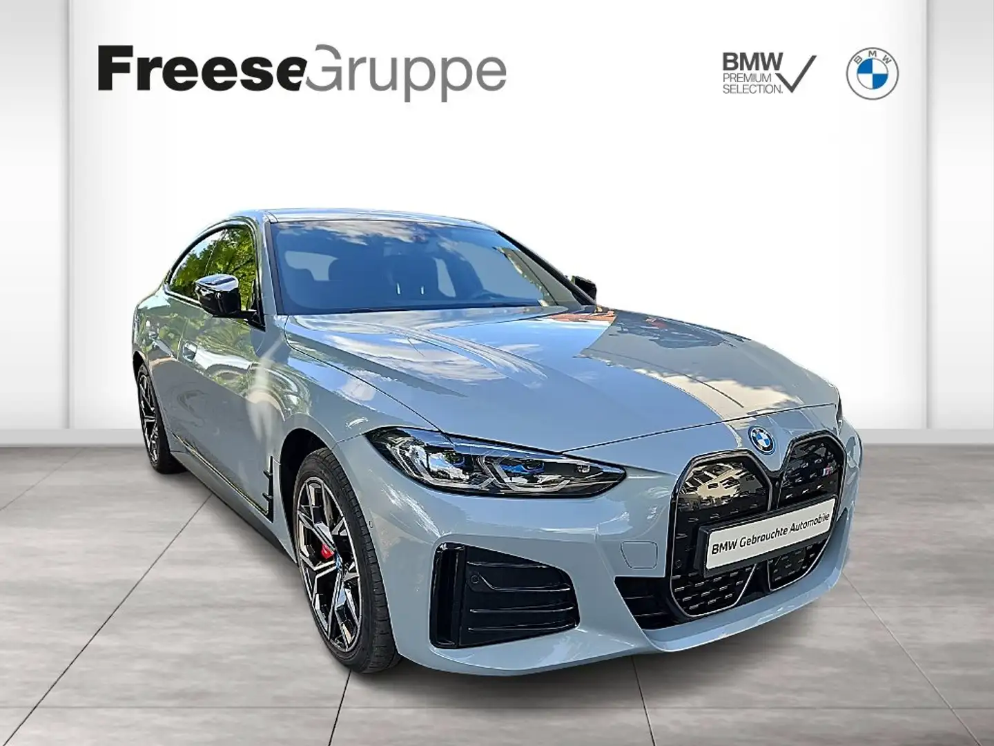 BMW i4 M50 Gran Cou HiFi DAB LED RFK Komfortzg. Shz Grijs - 1