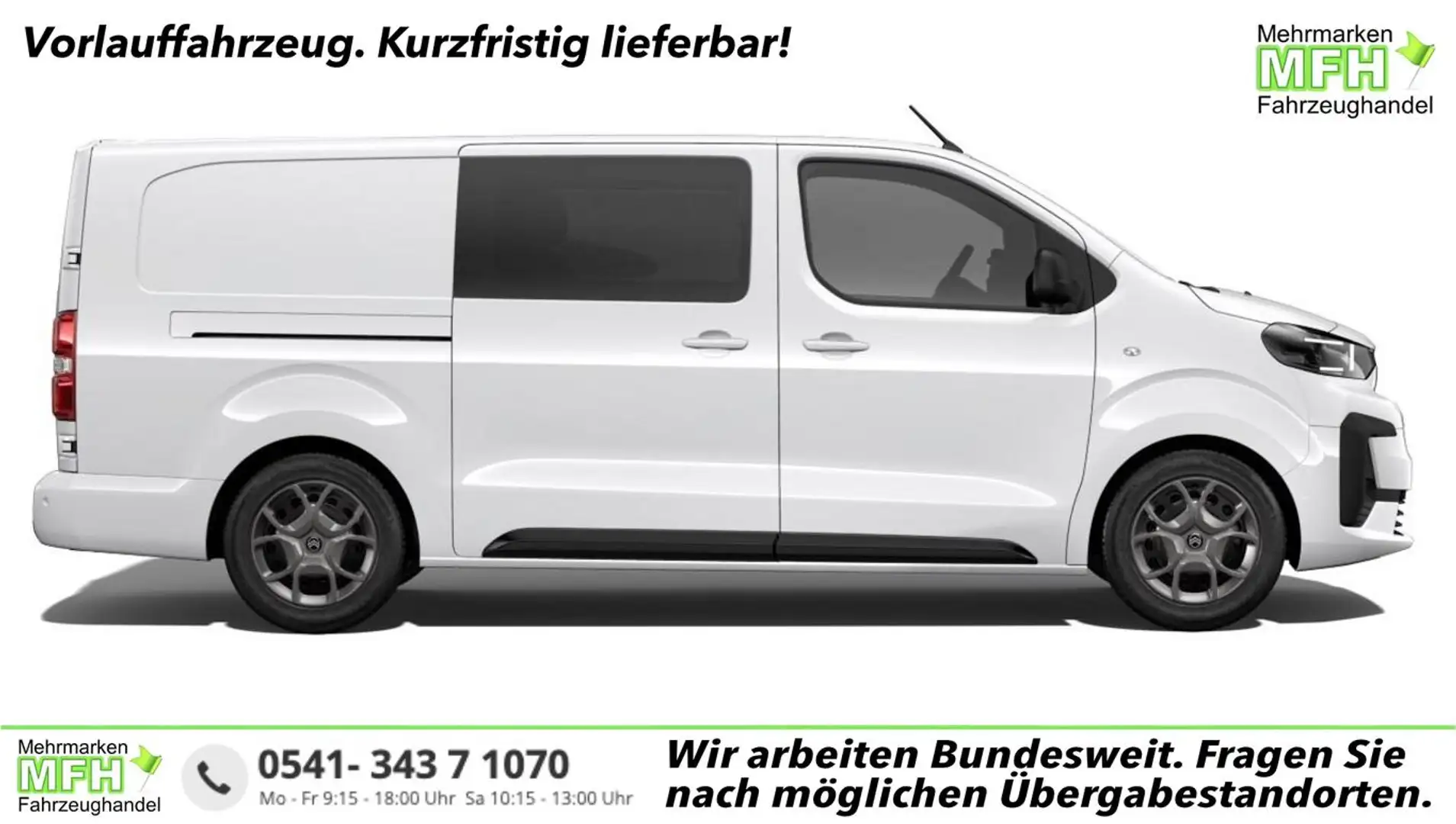 Citroen Jumpy DoKa XL 145 EAT8 LED Nav LookP SurroundV 106 kW... Blanc - 1