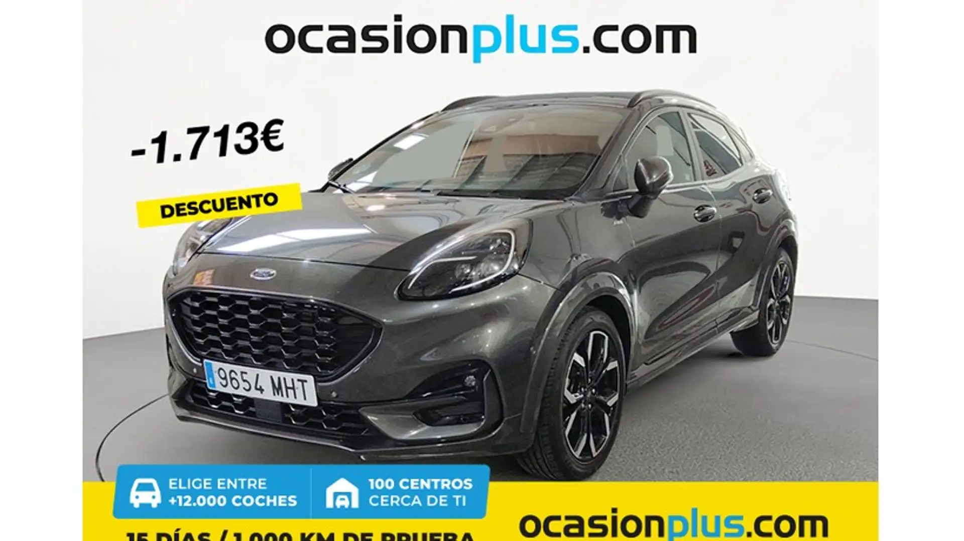 Ford Puma 1.0 EcoBoost MHEV ST-Line X Aut. 125 Gris - 1