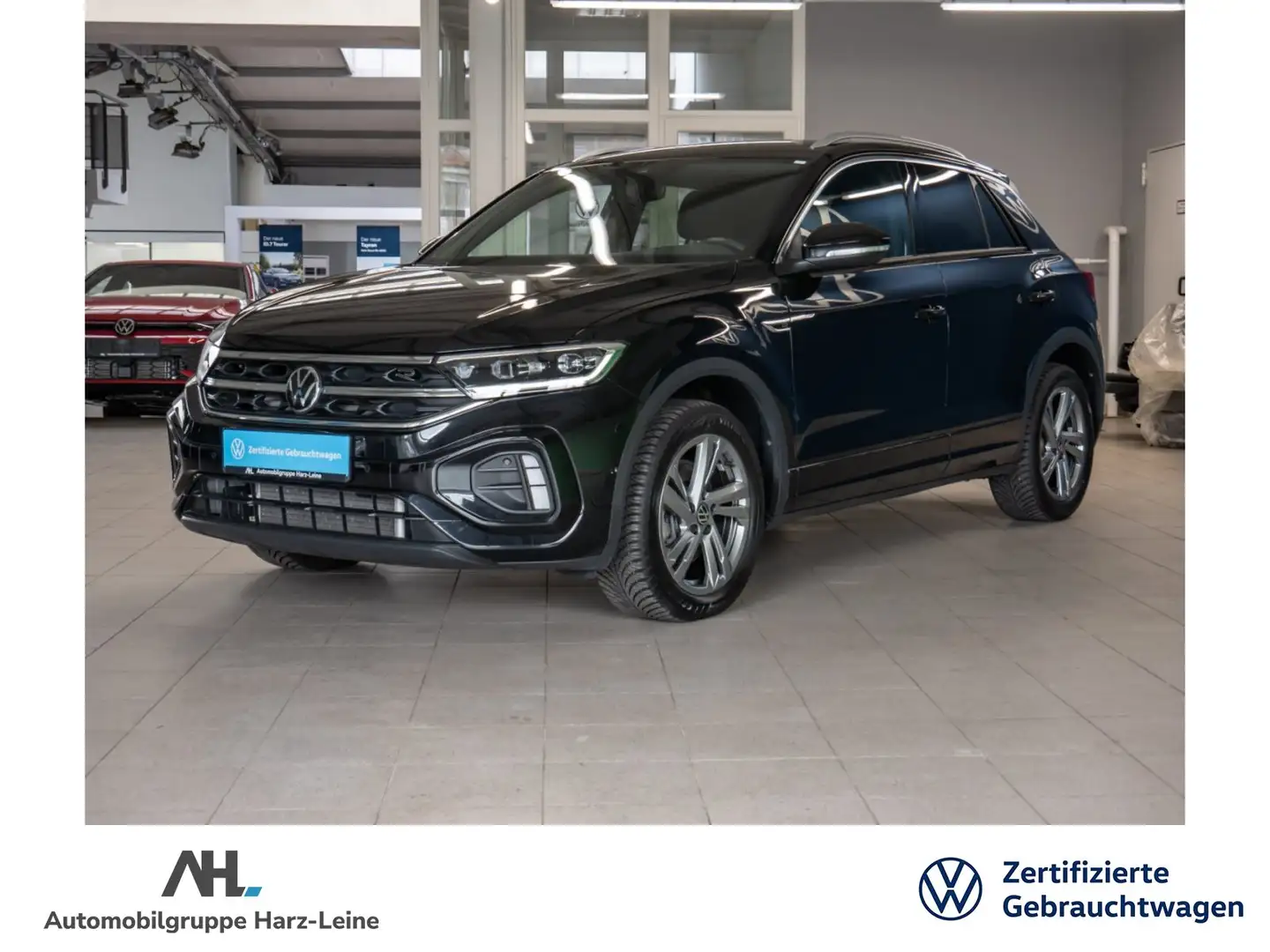 Volkswagen T-Roc R-LINE TDI DSG+AHK+ACC+ALU 17''+LED-PLUS+NAVI+PARK Schwarz - 1