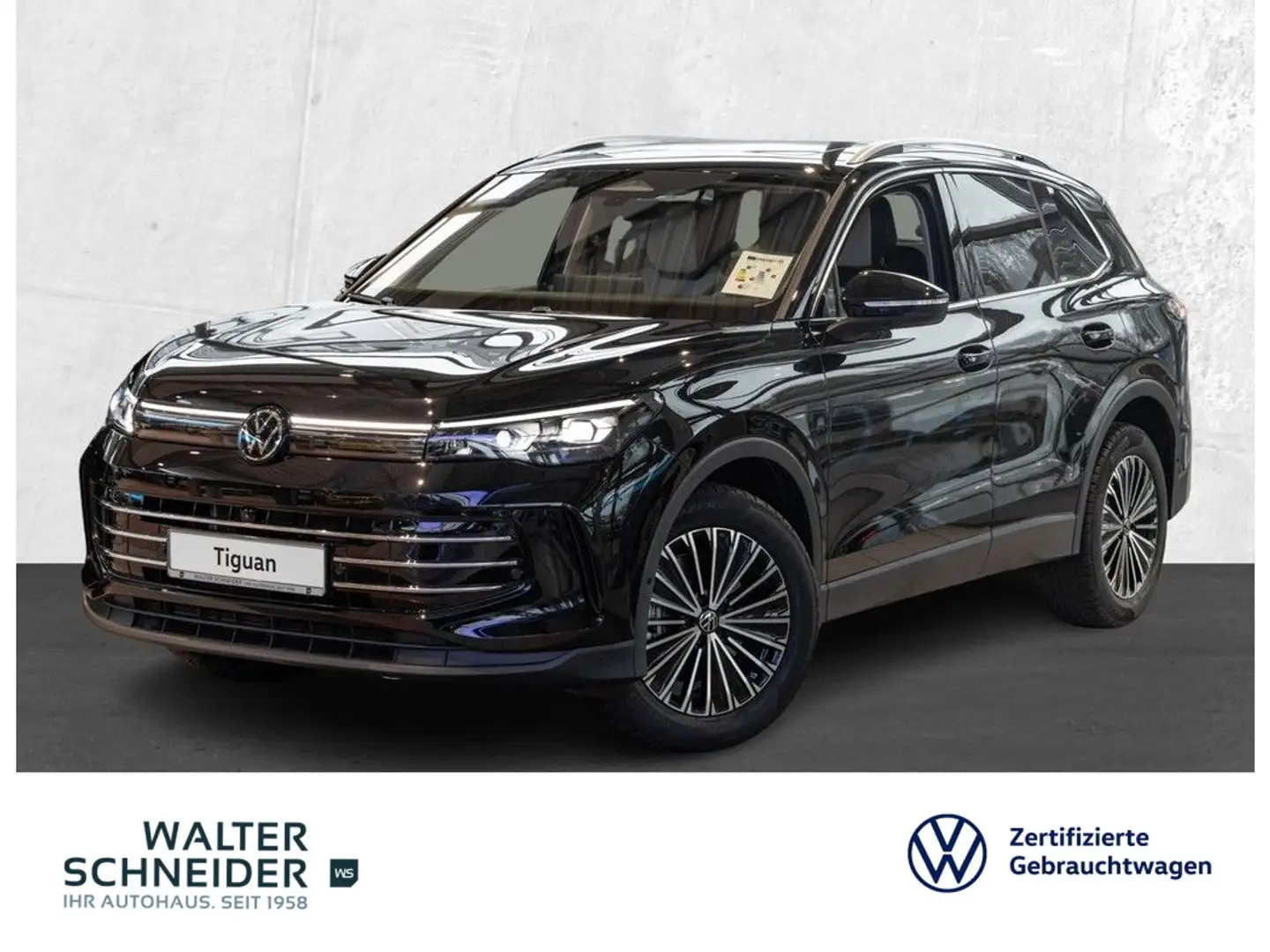 Volkswagen Tiguan Elegance 2.0 TDI 150PS DSG AHK Pano Navi Schwarz - 1