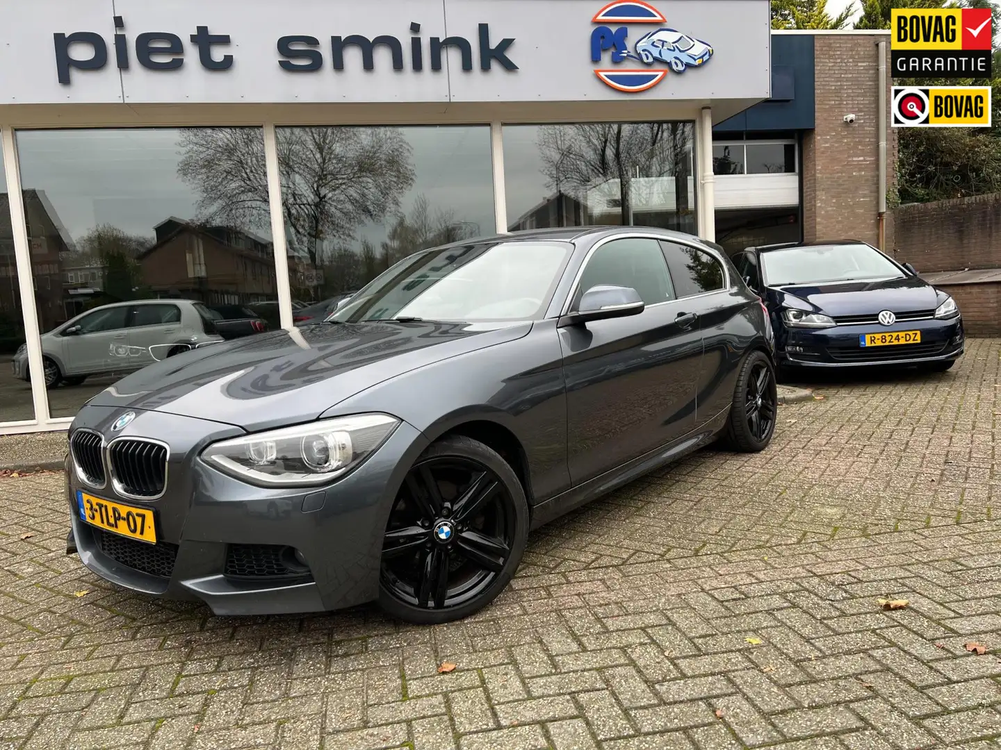 BMW 118 1-serie 118i High Executive M-Pakket Gris - 1