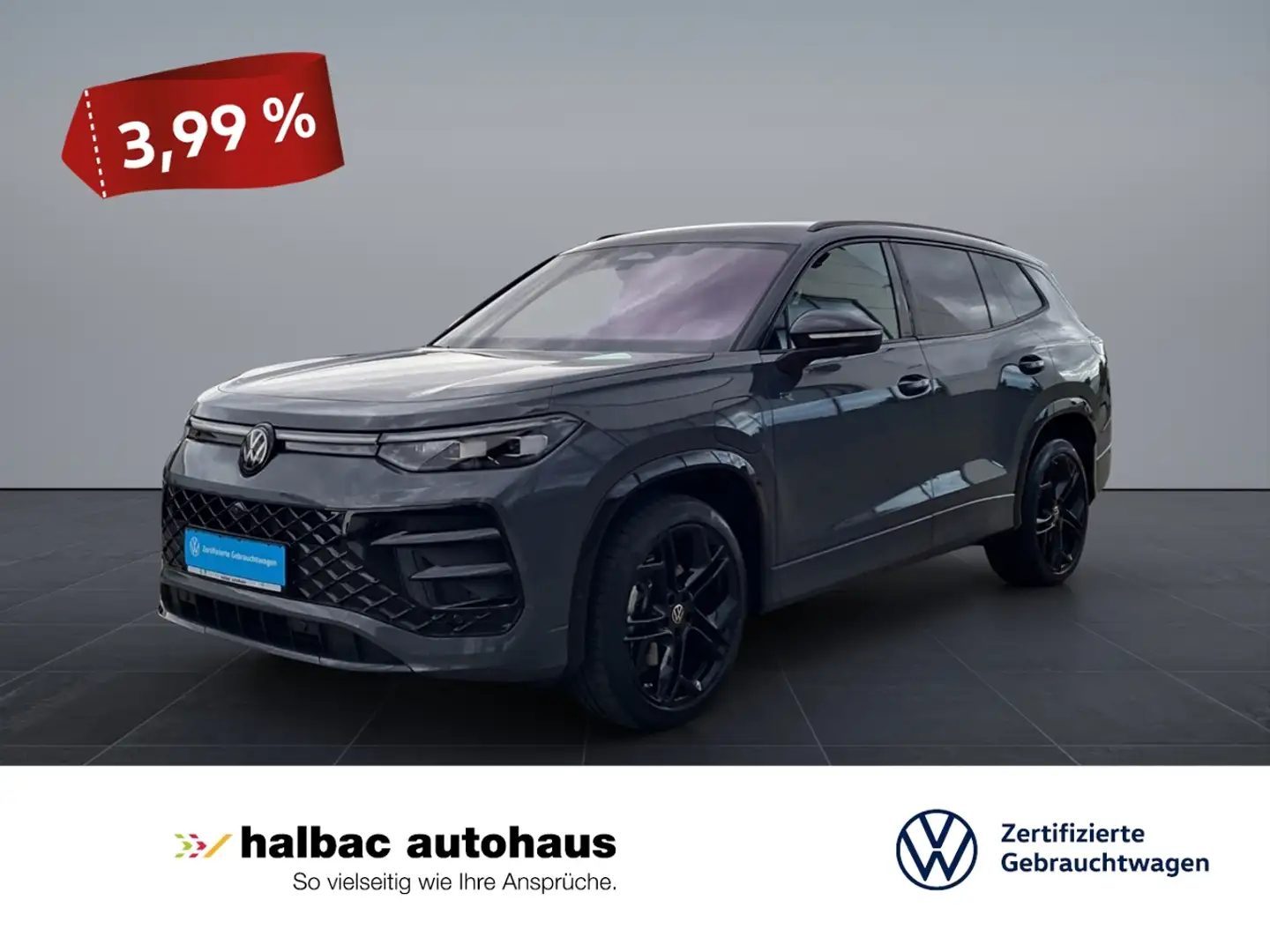 Volkswagen Tayron 1.5 TSI eHybrid R-Line+WR+AHK+LEDER+NAVI+MATRIX+K Grau - 1