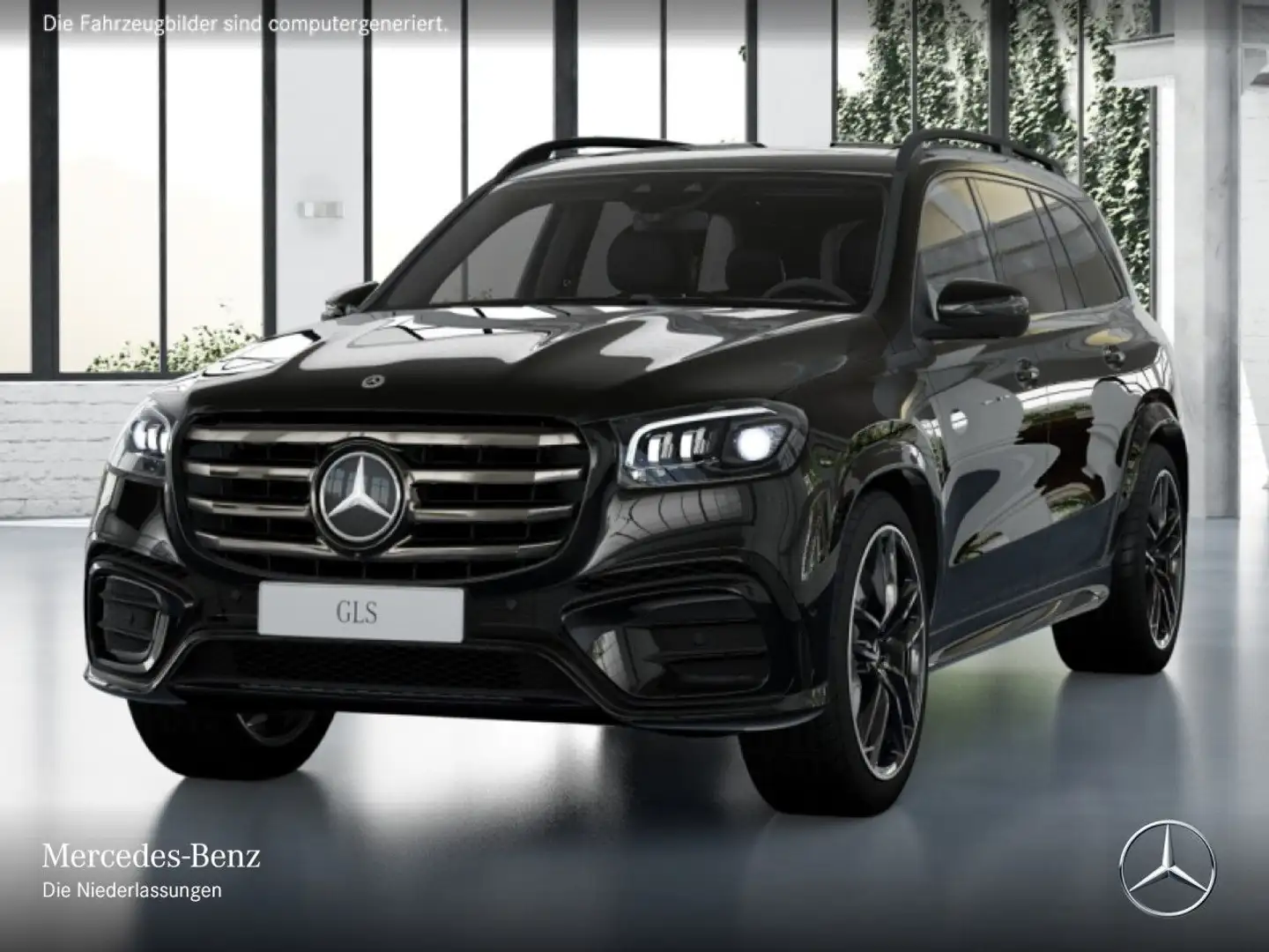 Mercedes-Benz GLS 350 d 4M AMG+NIGHT+PANO+360+AHK+MULTIBEAM+HUD Schwarz - 2